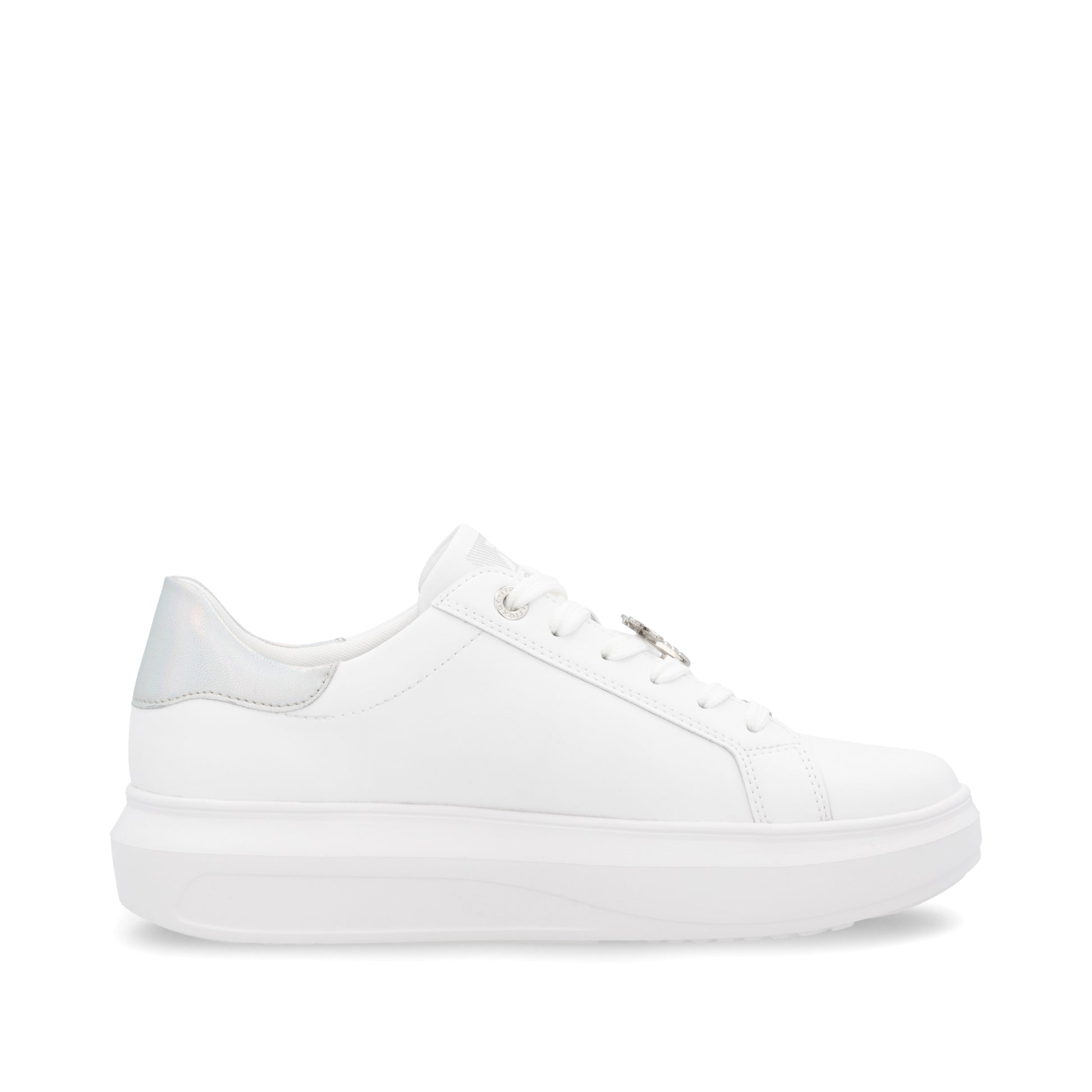 White Elasticated Shoes for Women | Rieker Sport W1202-83