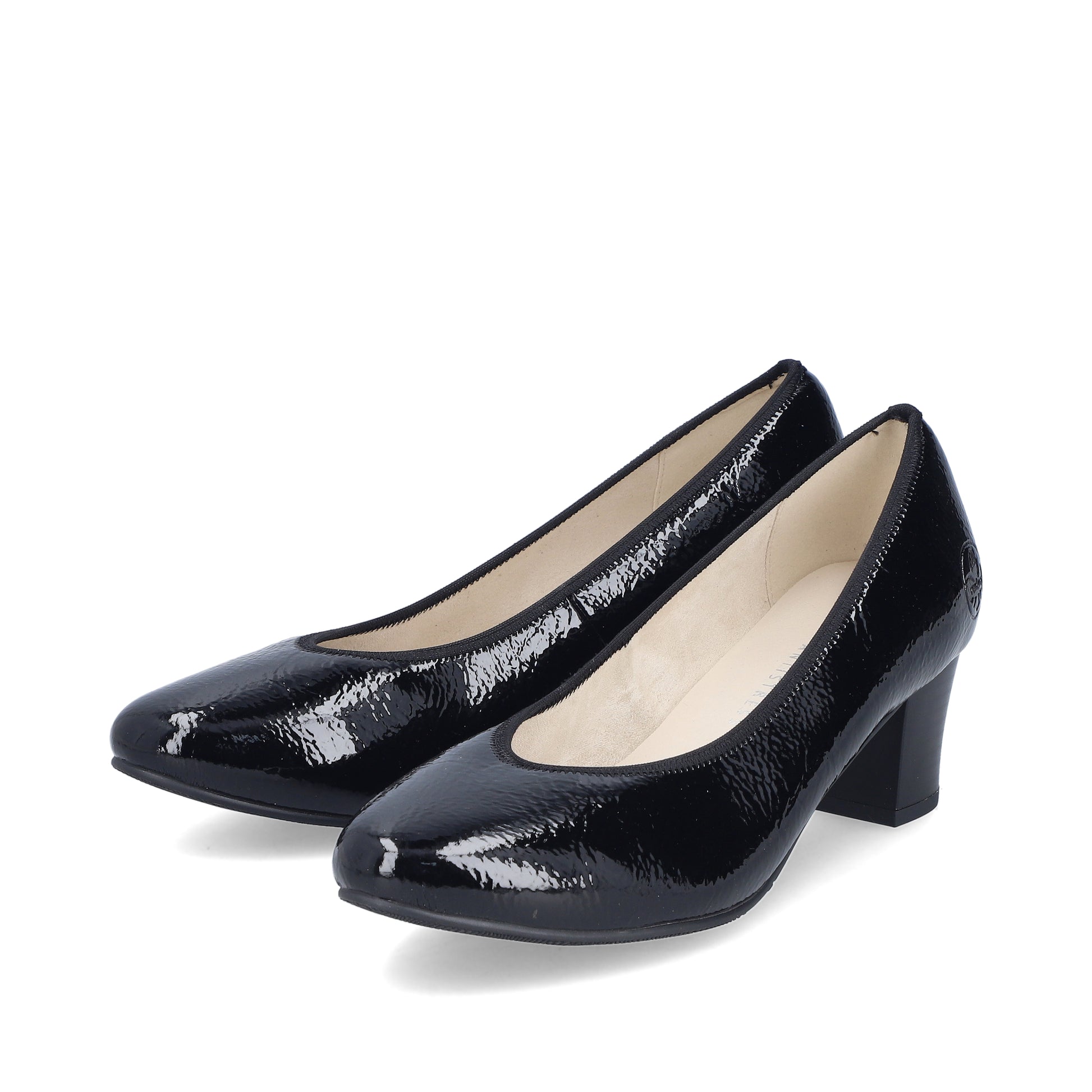 Black Slip-On Shoes for Women | Rieker 44650-02