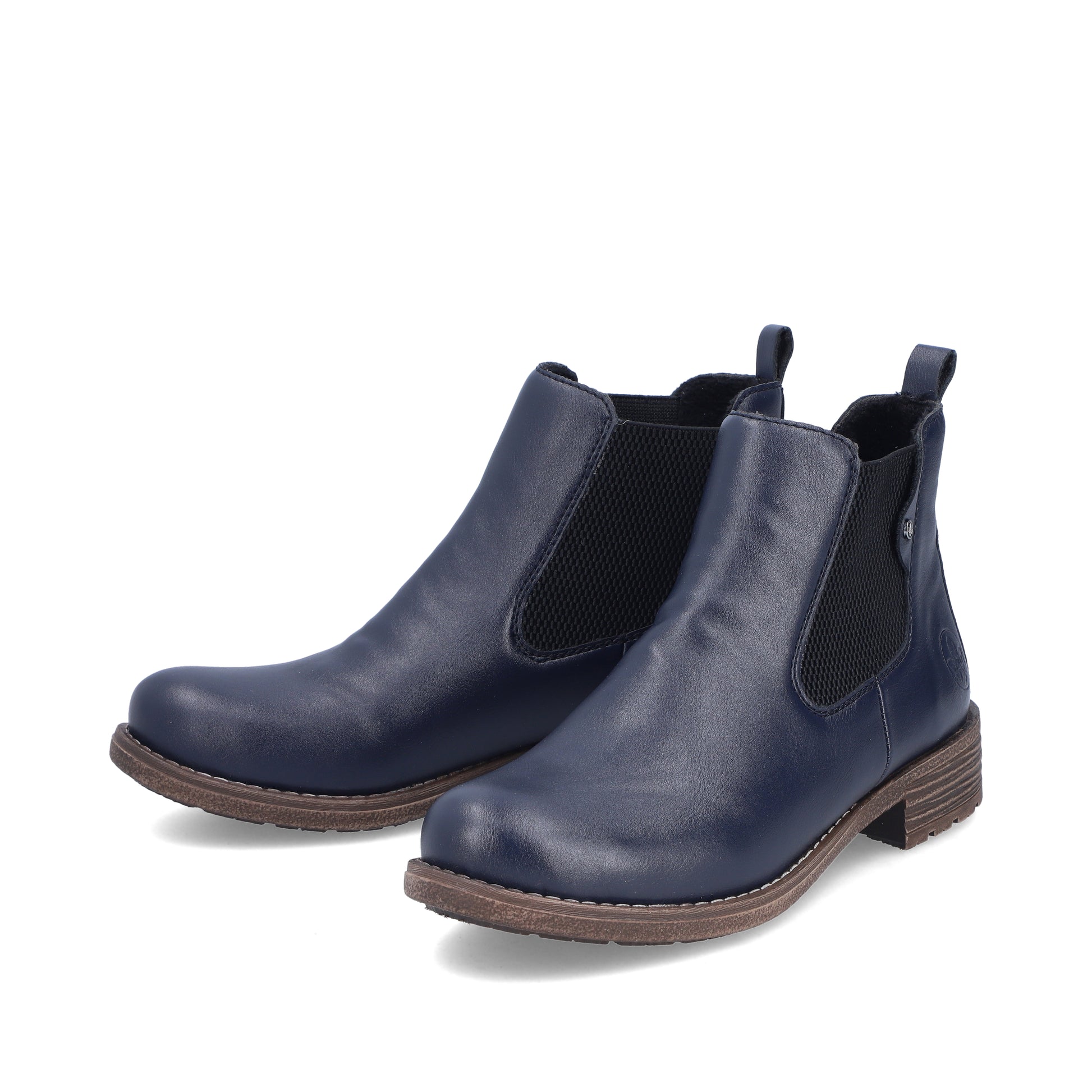 Blue Elasticated Boots for Women | Rieker 79450-14