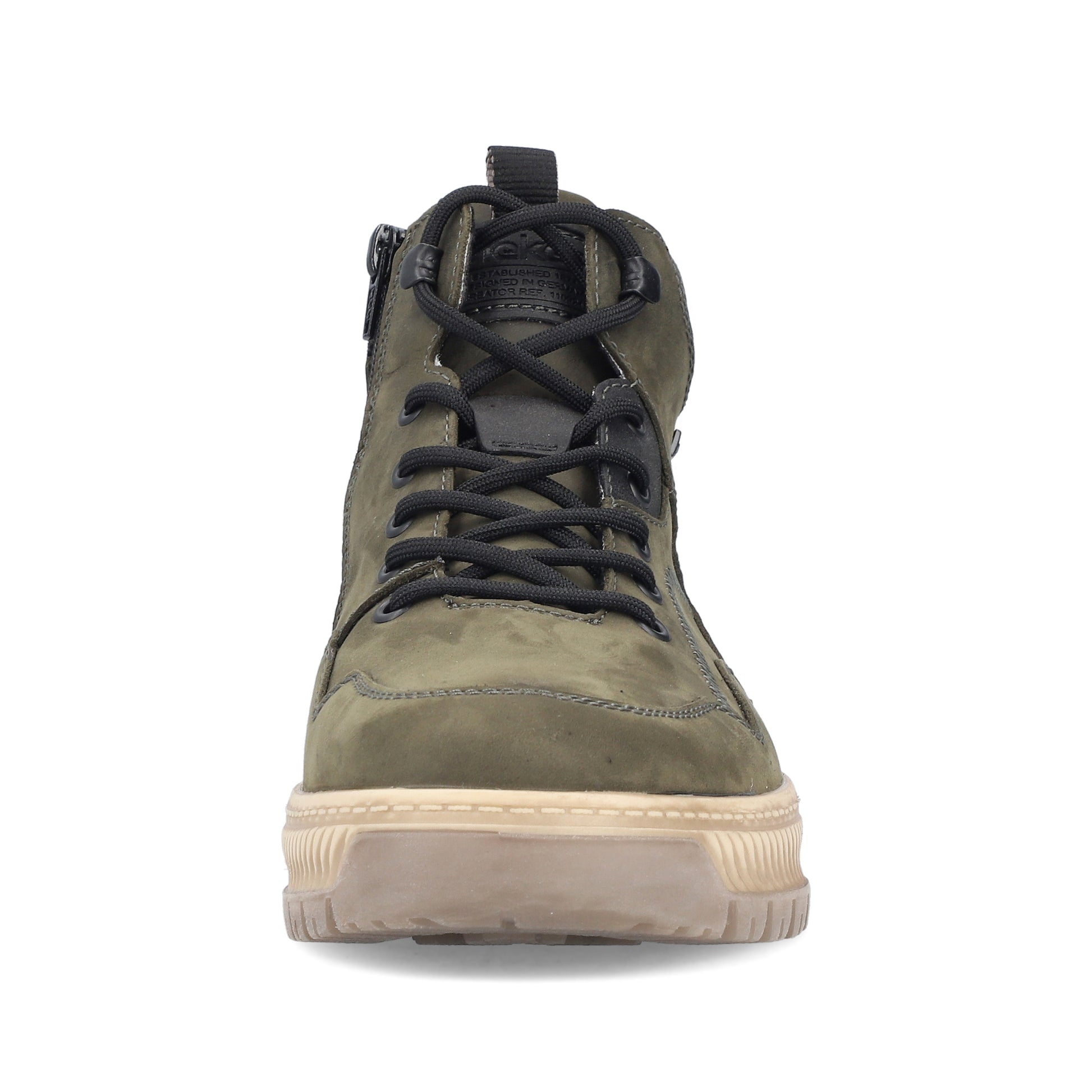 Green Zip Boots for Men | Rieker 38554-54