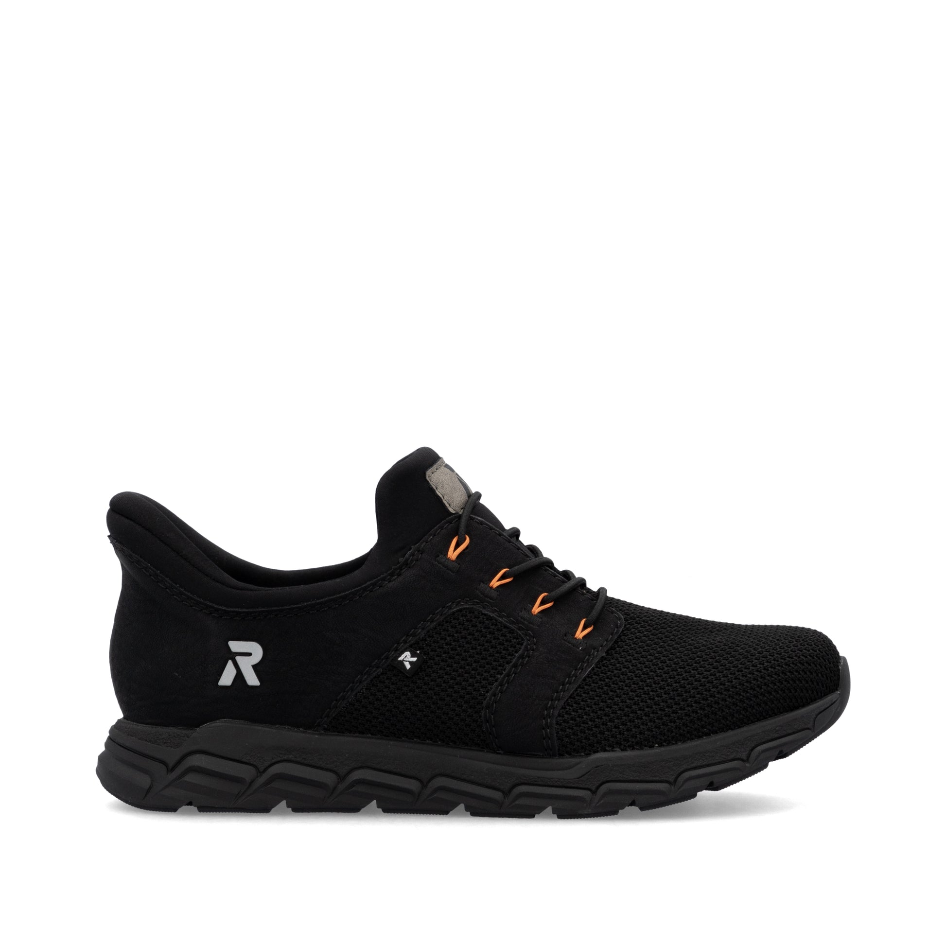 Black Elasticated Shoes for Women | Rieker Sport M9050-00