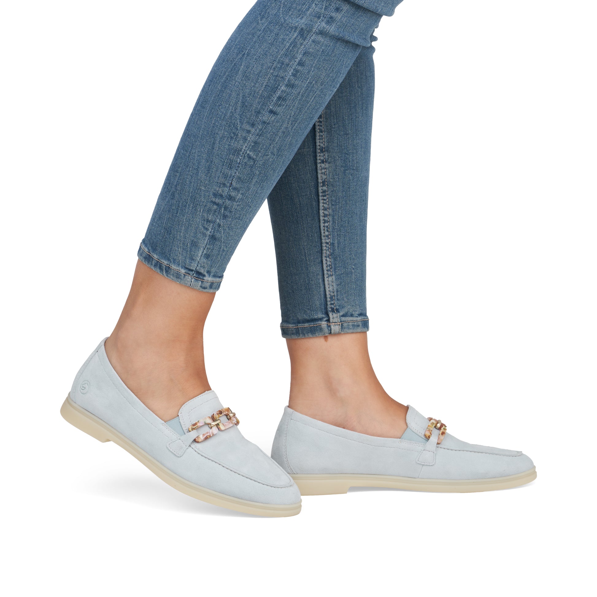 Blue Elasticated Shoes for Women | Remonte D2F00-12