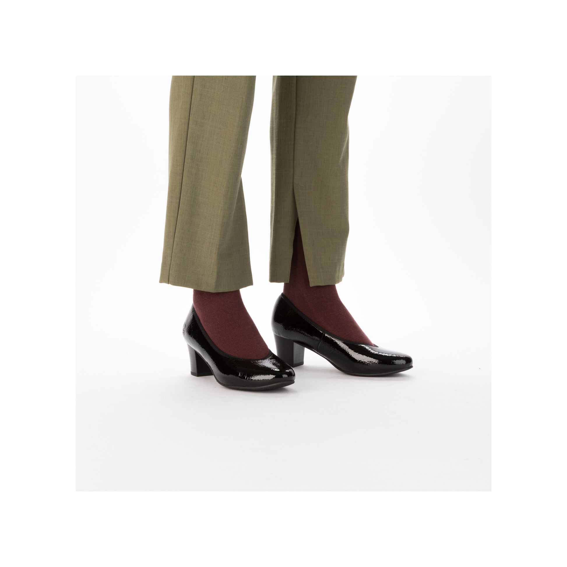 Black Slip-On Shoes for Women | Rieker 44650-02