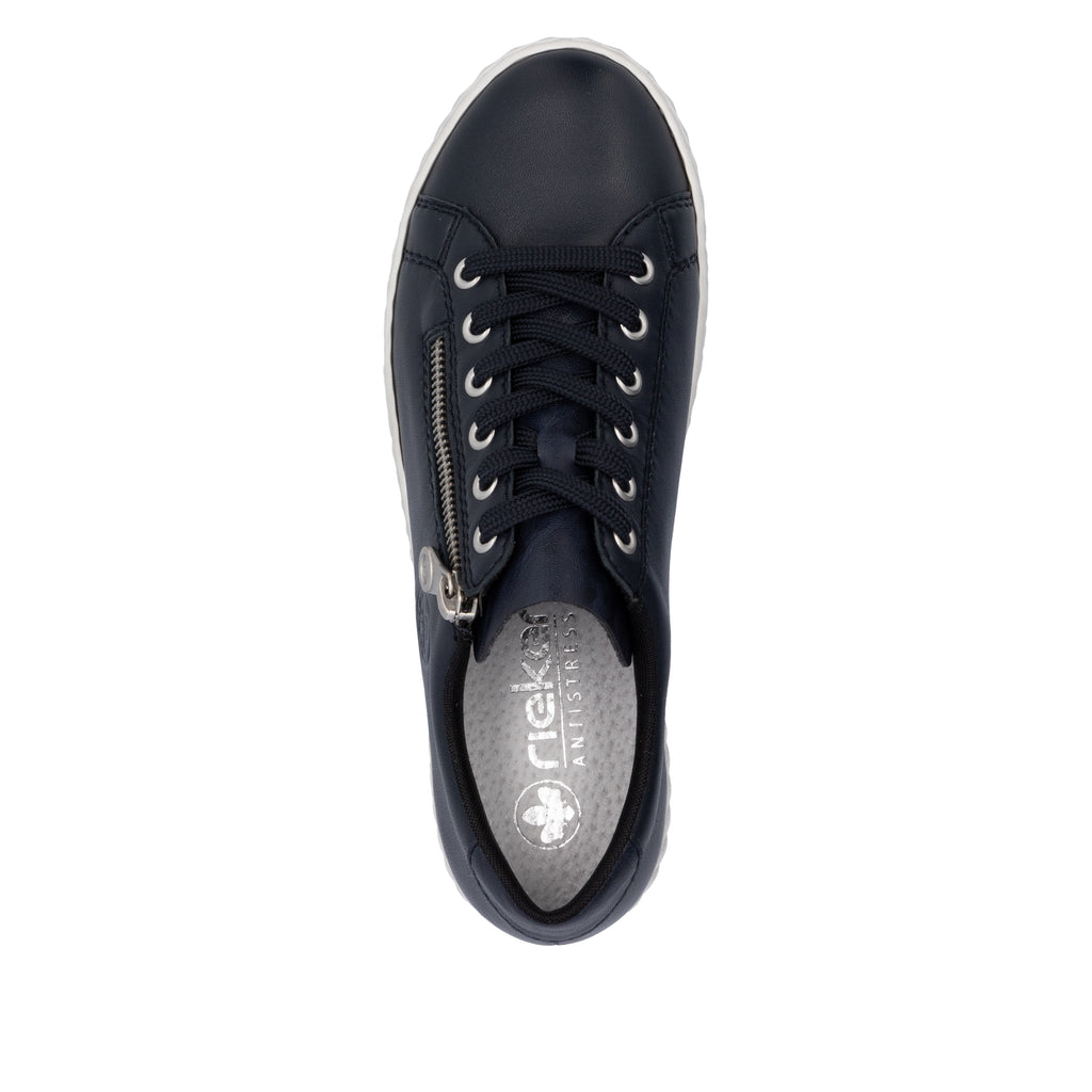 Blue Zip Shoes for Women | Rieker N0900-14