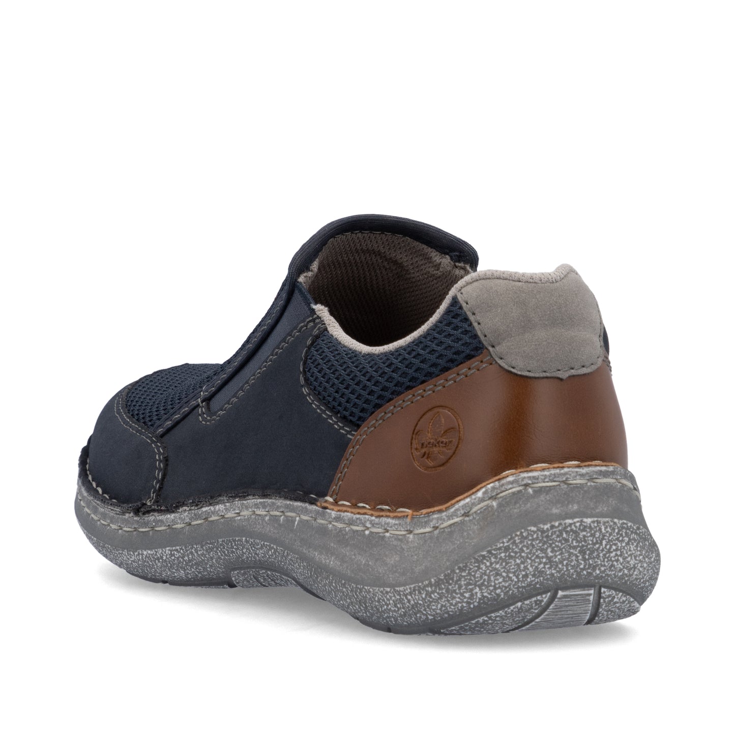 Rieker Men's Casual Slip-on Shoe - Blue | 03053-14