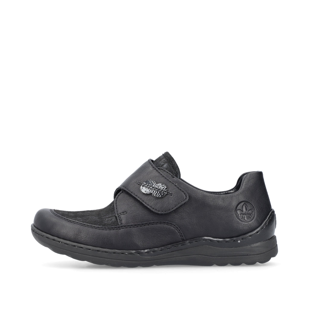 Black Hook & Loop Shoes for Women | Rieker 48954-00