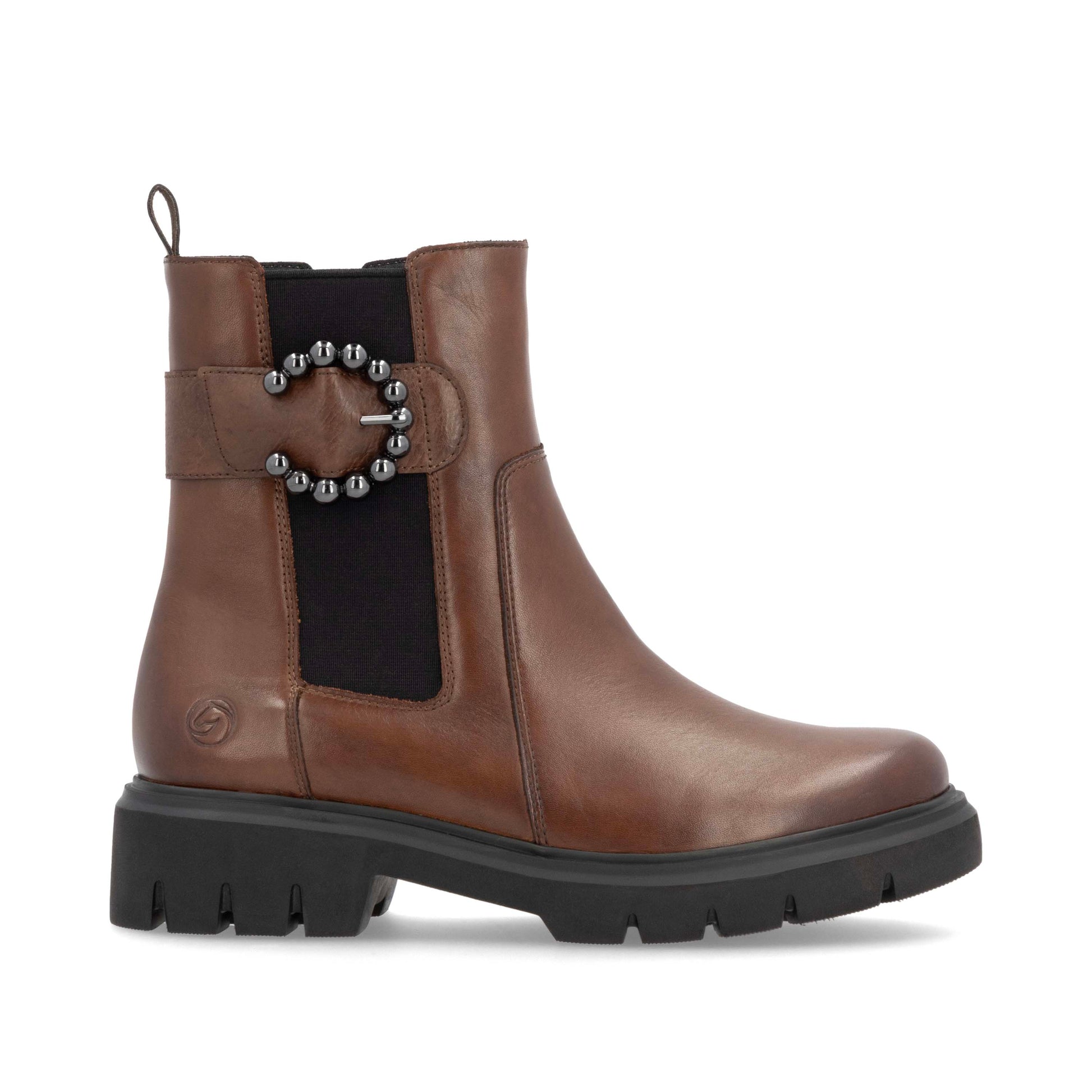 Brown Zip Boots for Women | Remonte D1W74-22