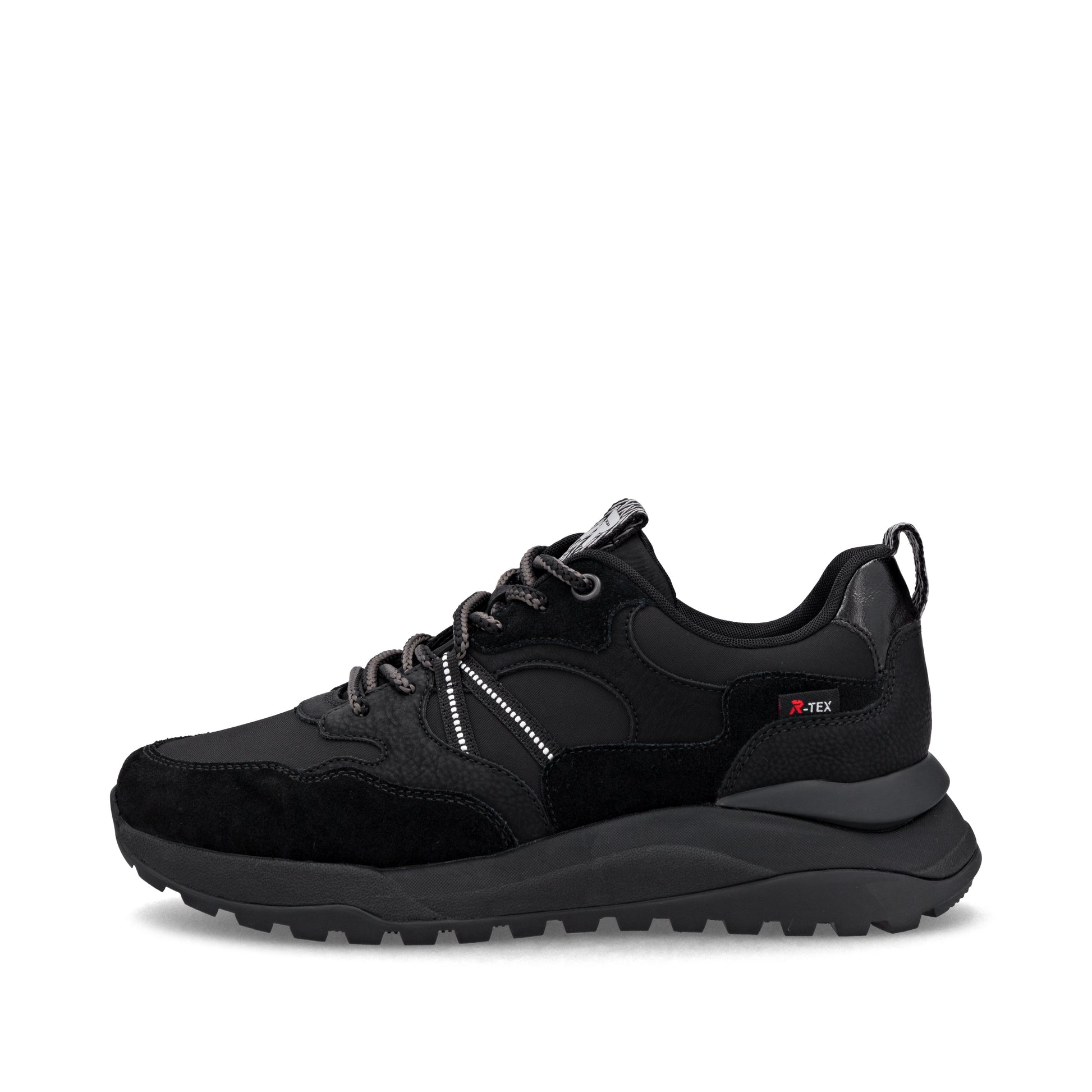 Black Elasticated Shoes for Women | Rieker W2501-00