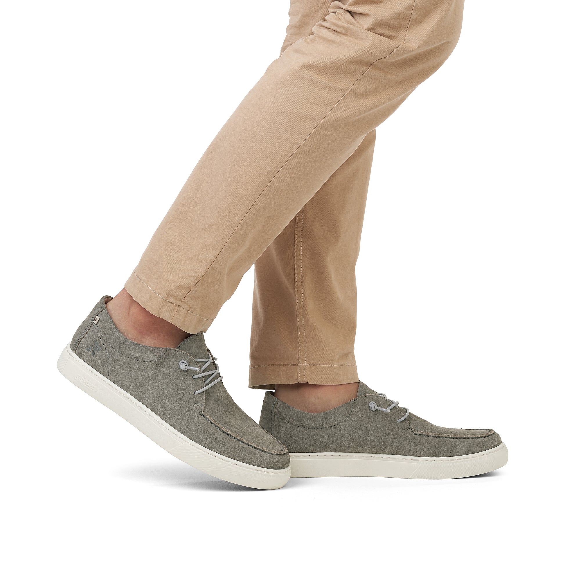 Grey Lace-Up Shoes for Men | Rieker Sport U0702-42
