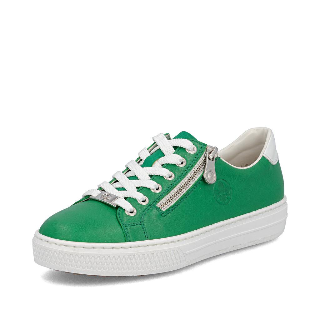 Green Zip Shoes for Women | Rieker L59L1-52
