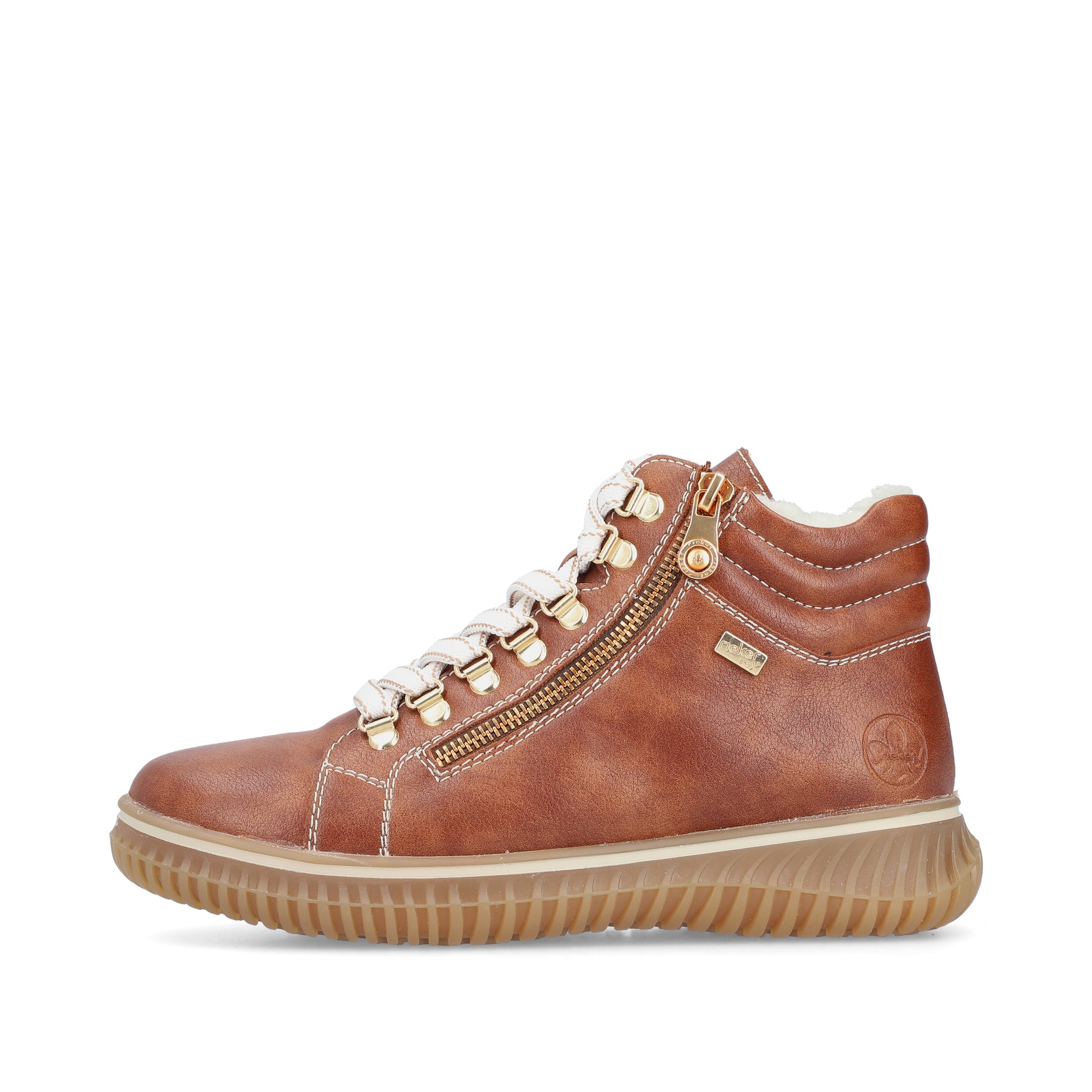 Brown Zip Boots for Women | Rieker 74233-24
