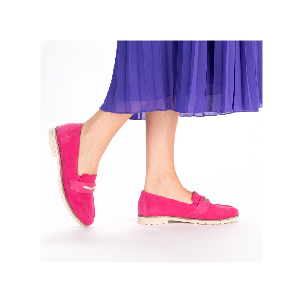 Pink Elasticated Shoes for Women | Rieker 45301-31
