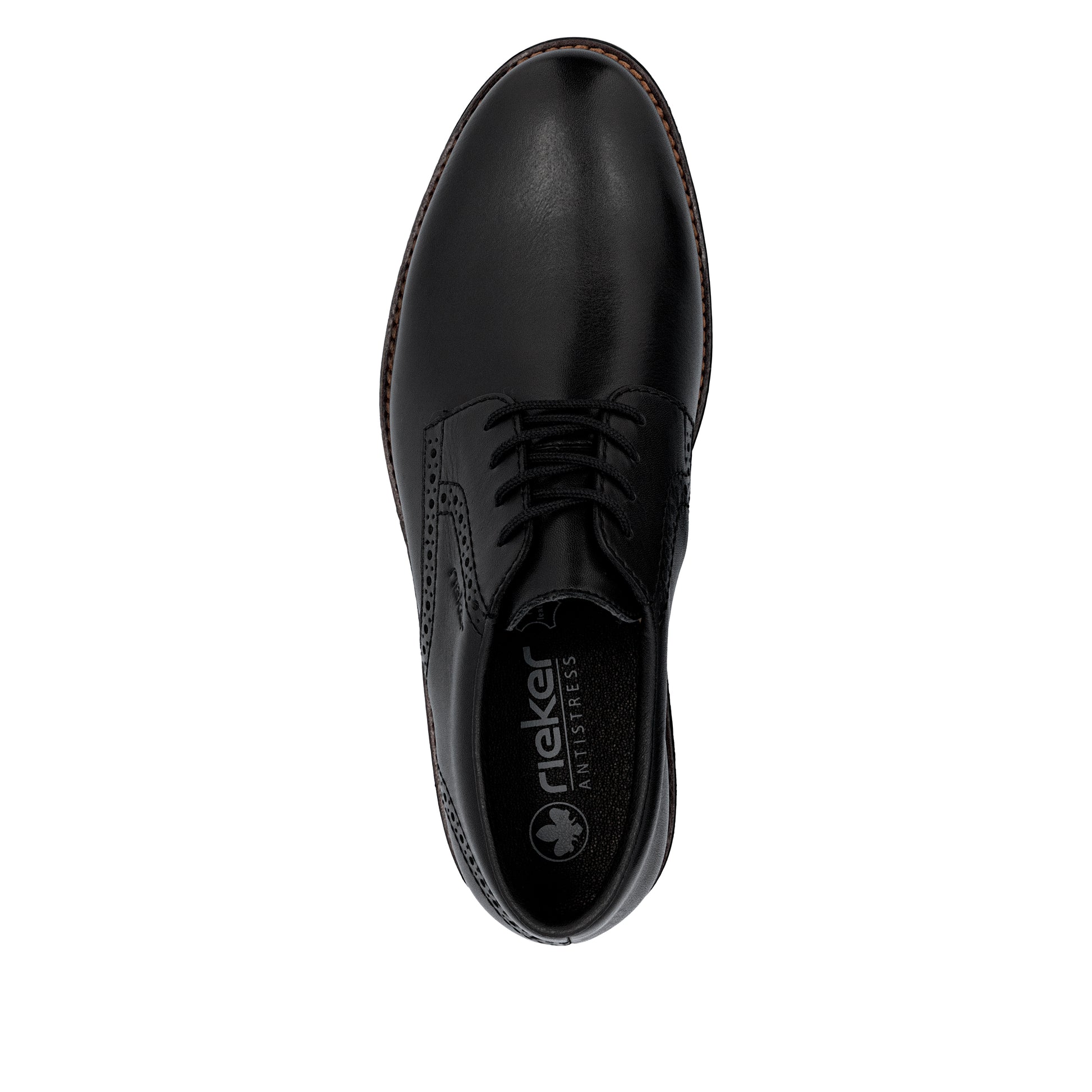 Black Elasticated Shoes for Men | Rieker 14642-00