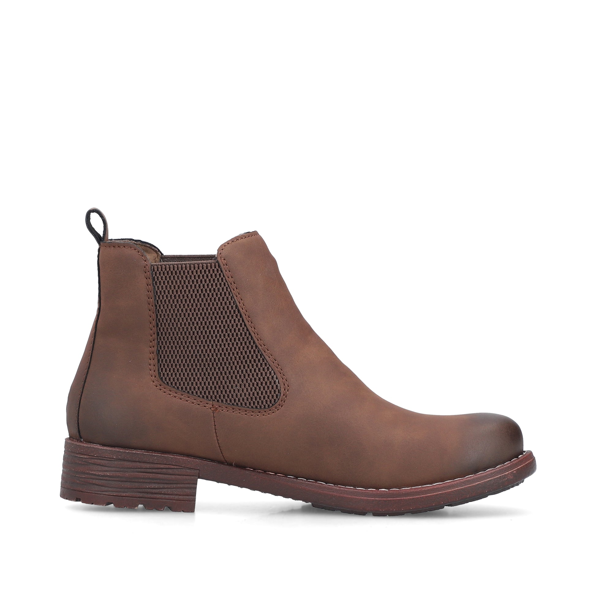 Brown Elasticated Boots for Women | Rieker 79450-24