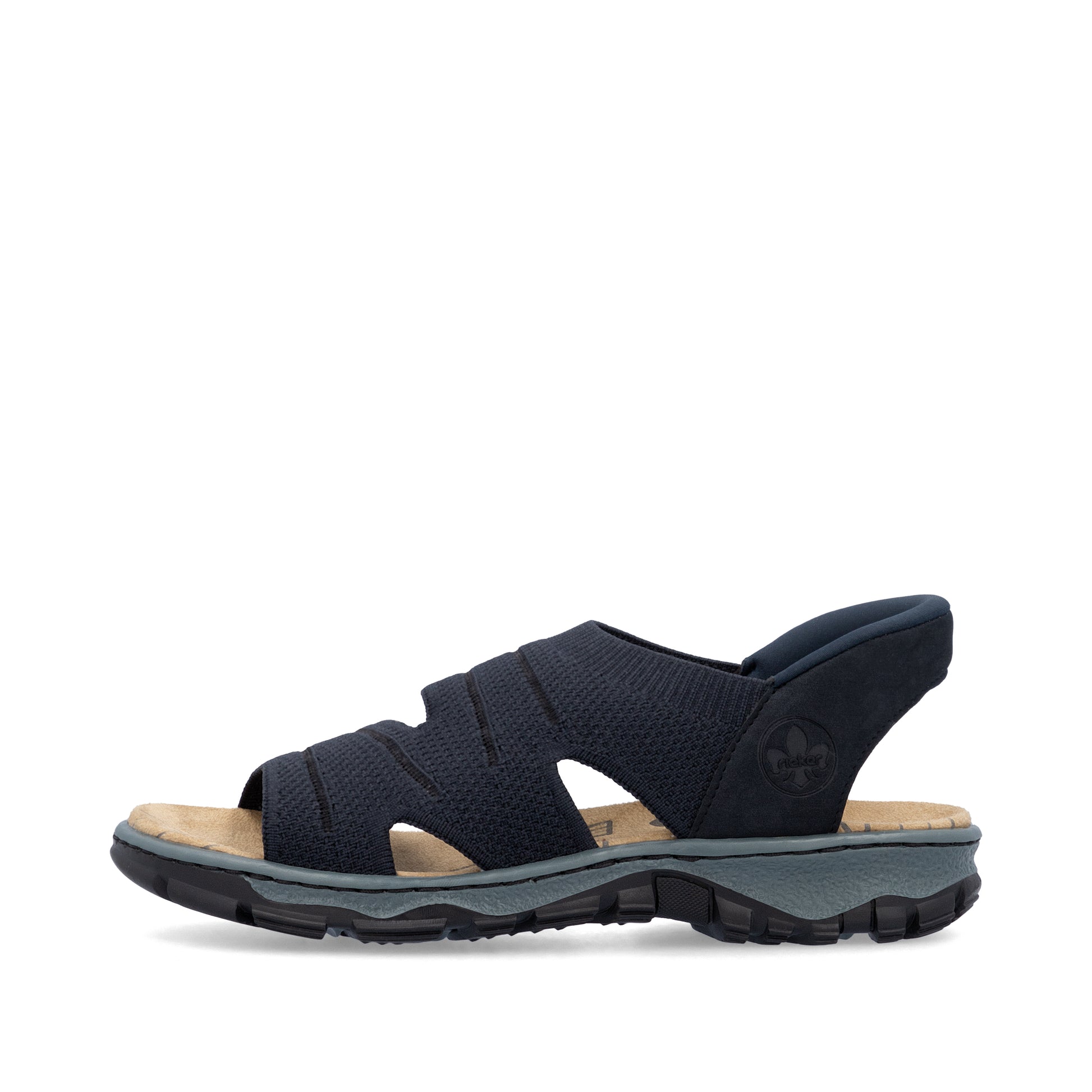 Blue Elasticated Sandals for Women | Rieker 68895-14