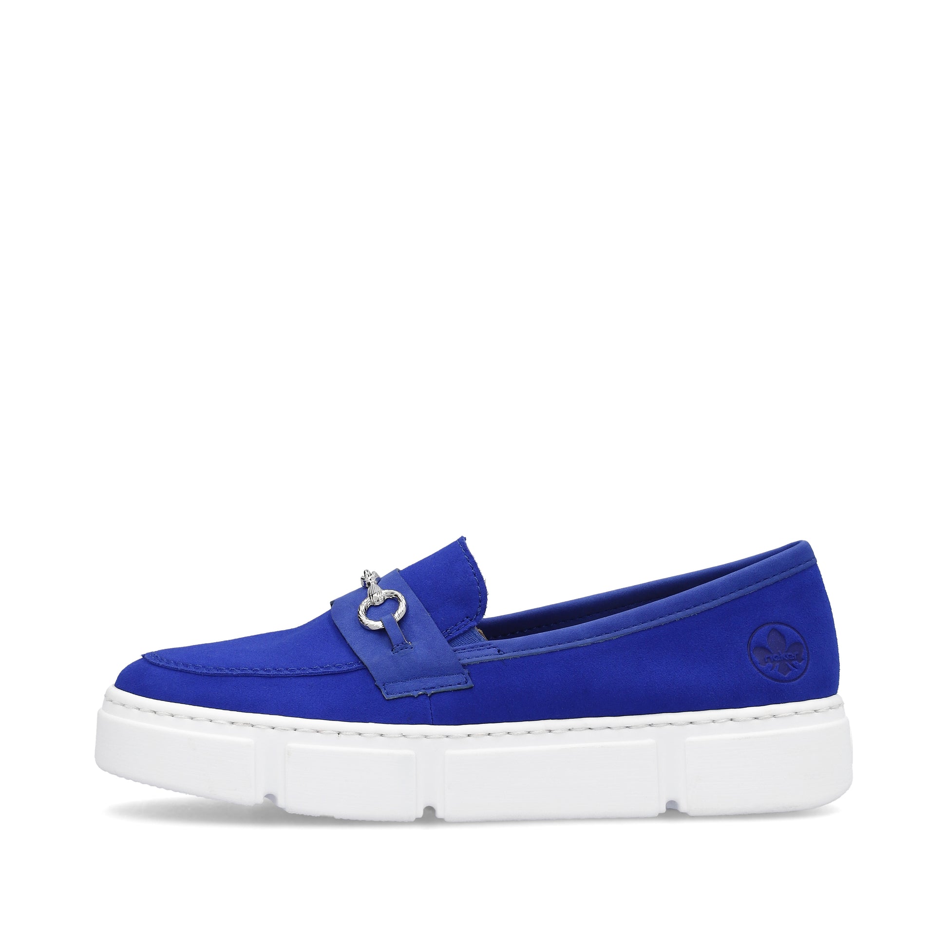 Blue Elasticated Shoes for Women | Rieker N5956-14