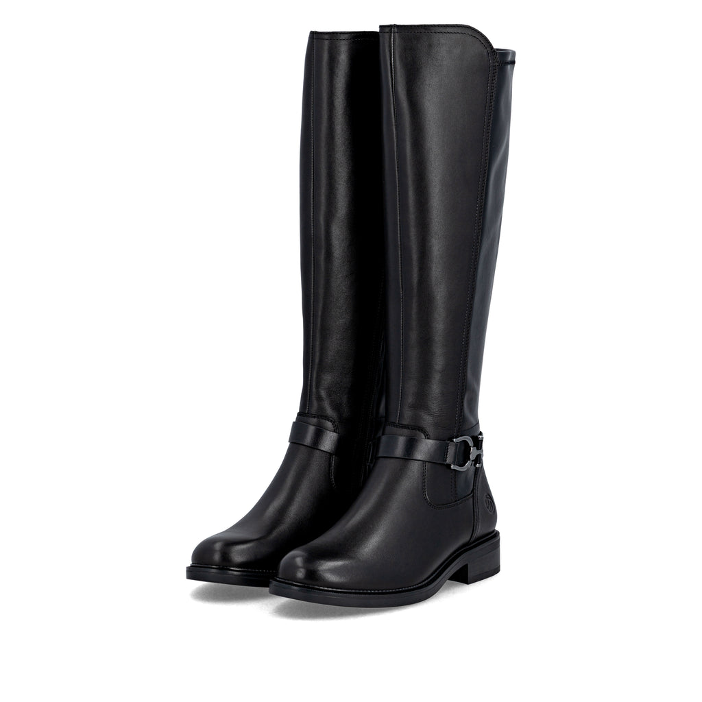 Black Zip Boots for Women | Remonte D2W77-00