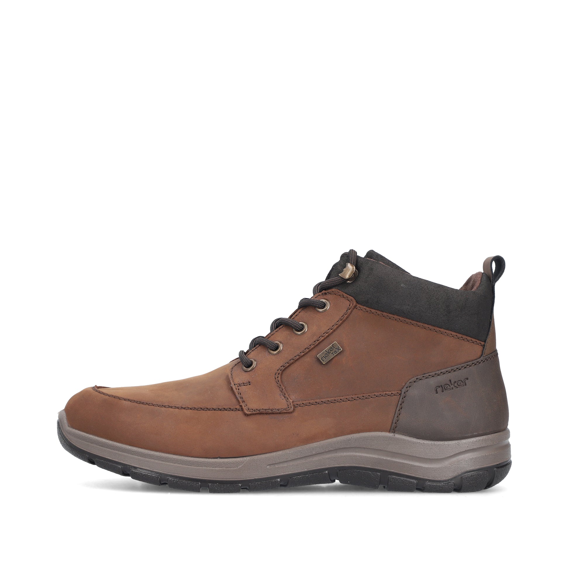Brown Zip Boots for Men | Rieker 03630-22