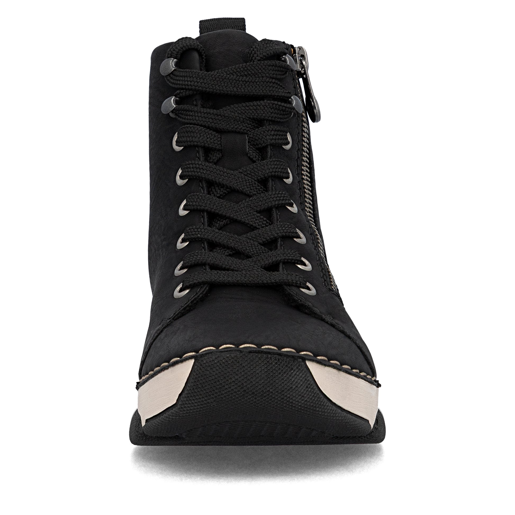 Black Zip Boots for Women | Rieker 45920-01