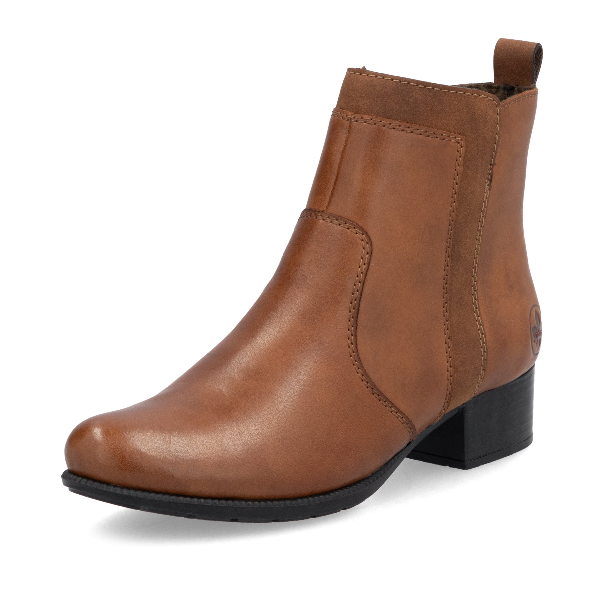 Brown Zip Boots for Women | Rieker 78658-22