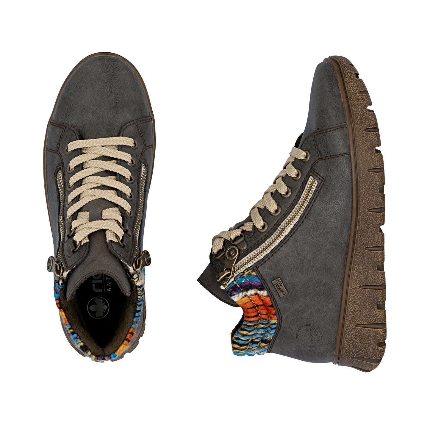 Rieker Woman's Boots - Grey | N1305-45