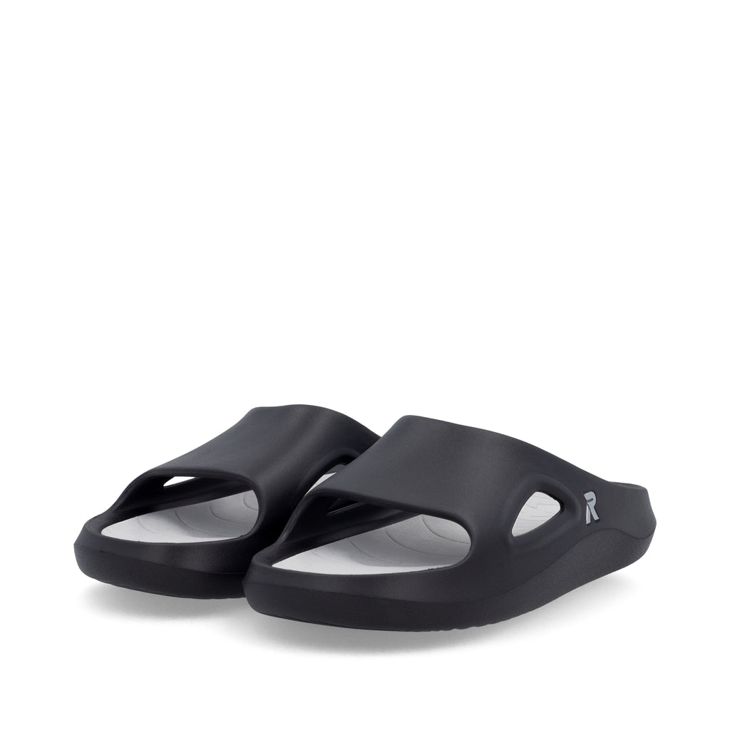 Black Slip-On Sandals for Men | Rieker U3450-00