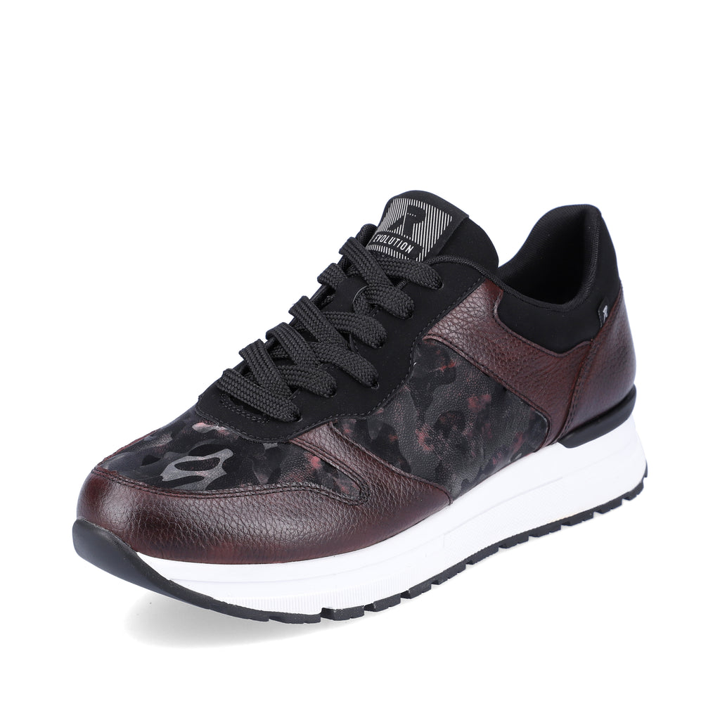 Red Lace-Up Shoes for Women | Rieker Sport 40804-35