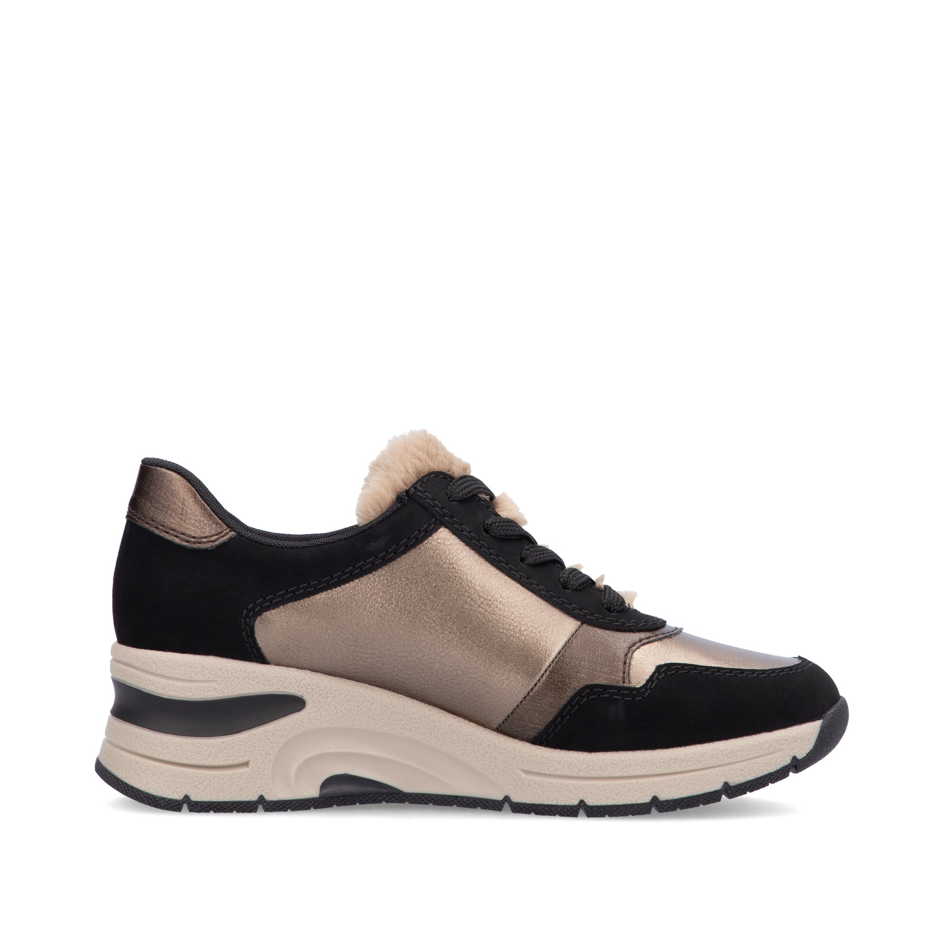 Beige Zip Shoes for Women | Rieker N9301-90