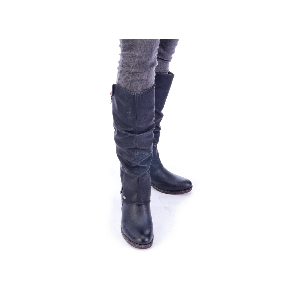 Black Zip Boots for Women | Rieker 93655-00