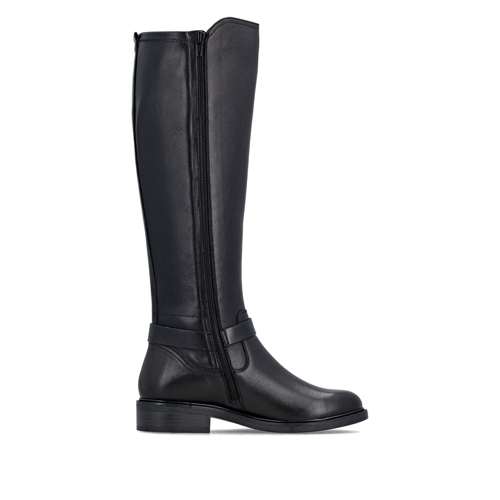 Black Zip Boots for Women | Remonte D2W77-00
