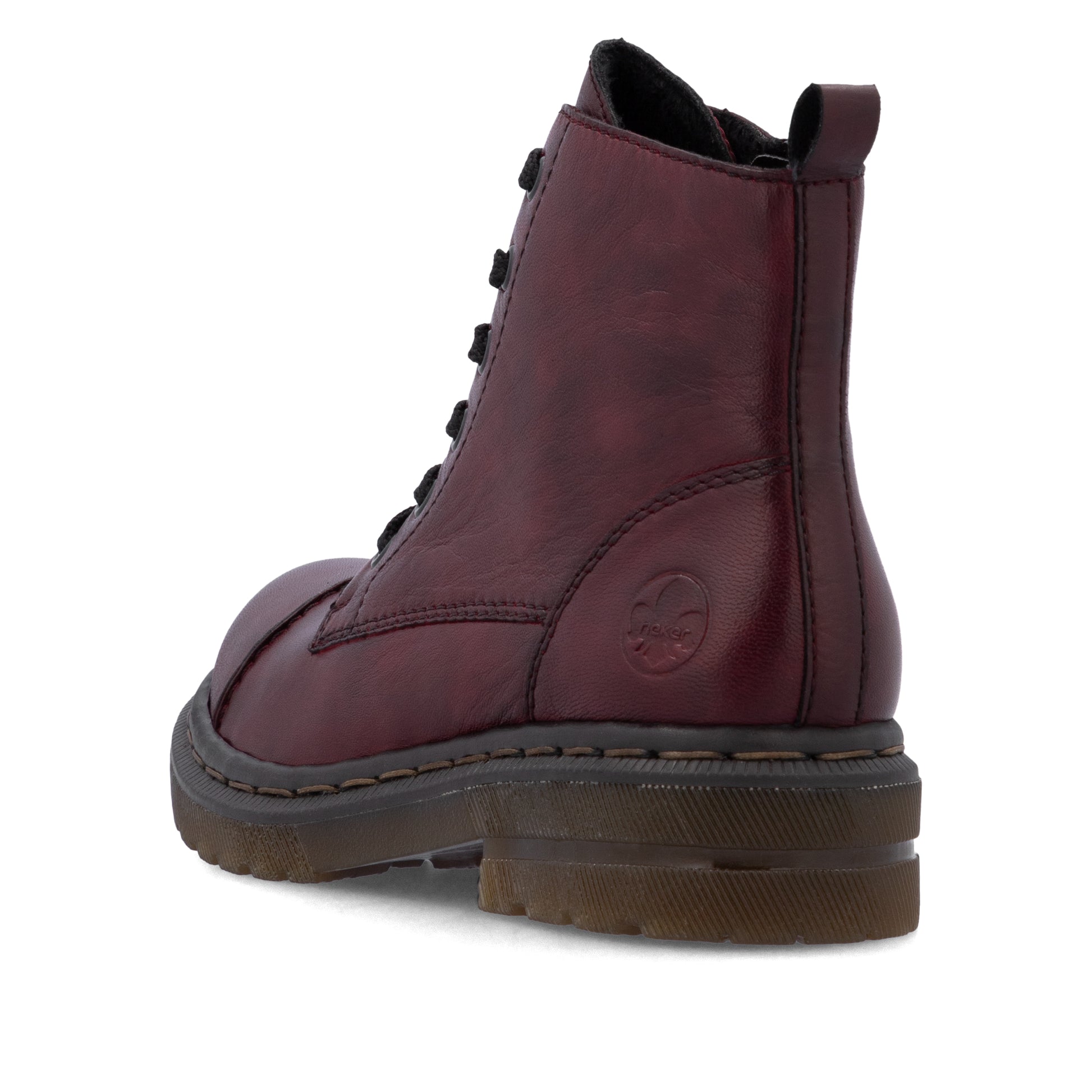 Red Zip Boots for Women | Rieker 78202-35