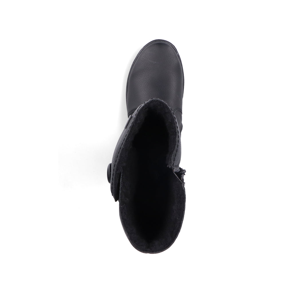 Black Zip Boots for Women | Rieker Z0090-00