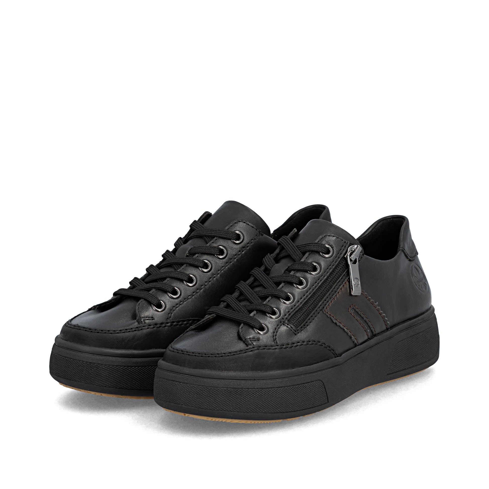 Black Zip Shoes for Women | Rieker M7711-00