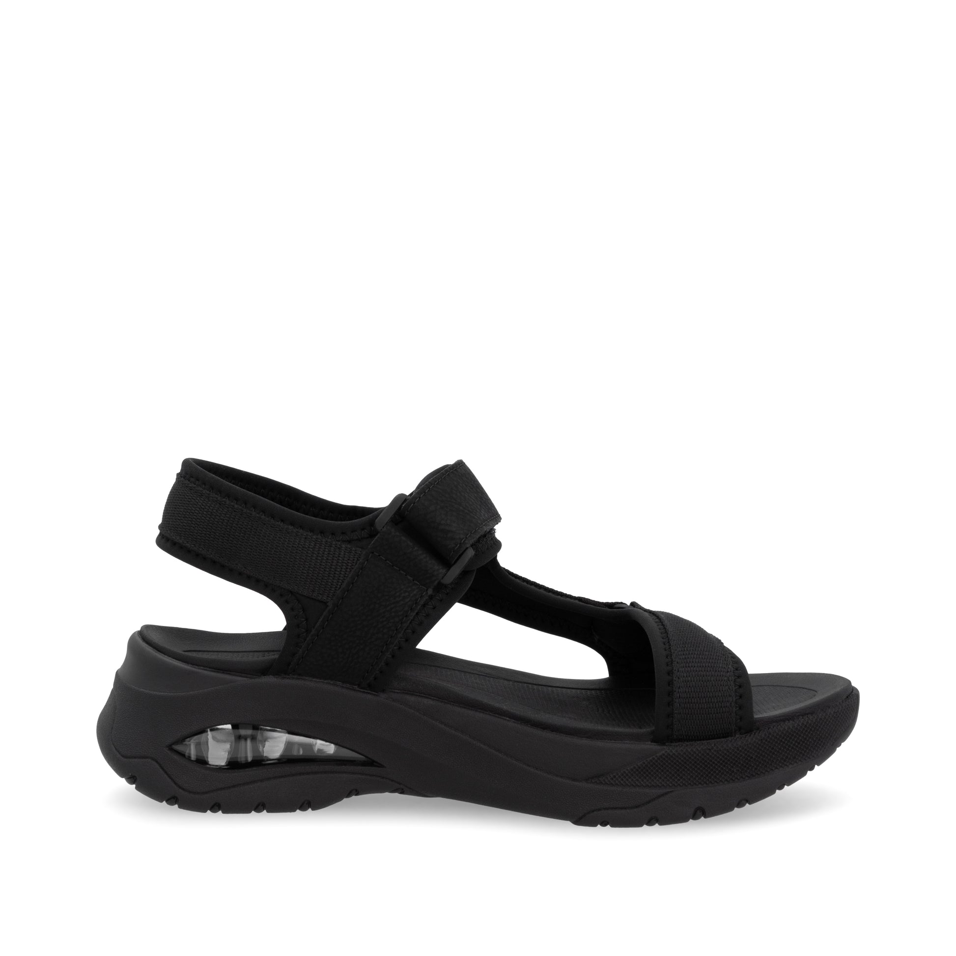 Black Hook & Loop Sandals for Women | Rieker W3151-00