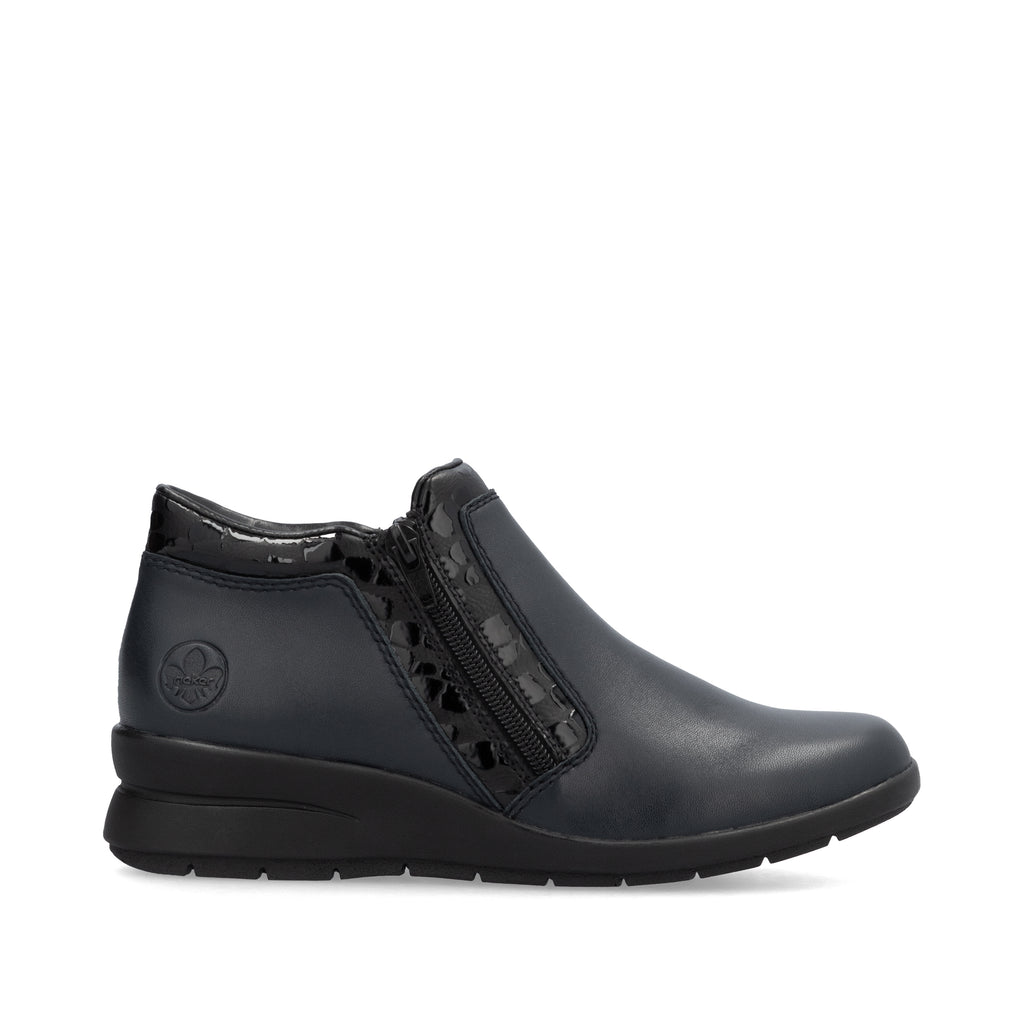Blue Zip Boots for Women | Rieker L4883-14