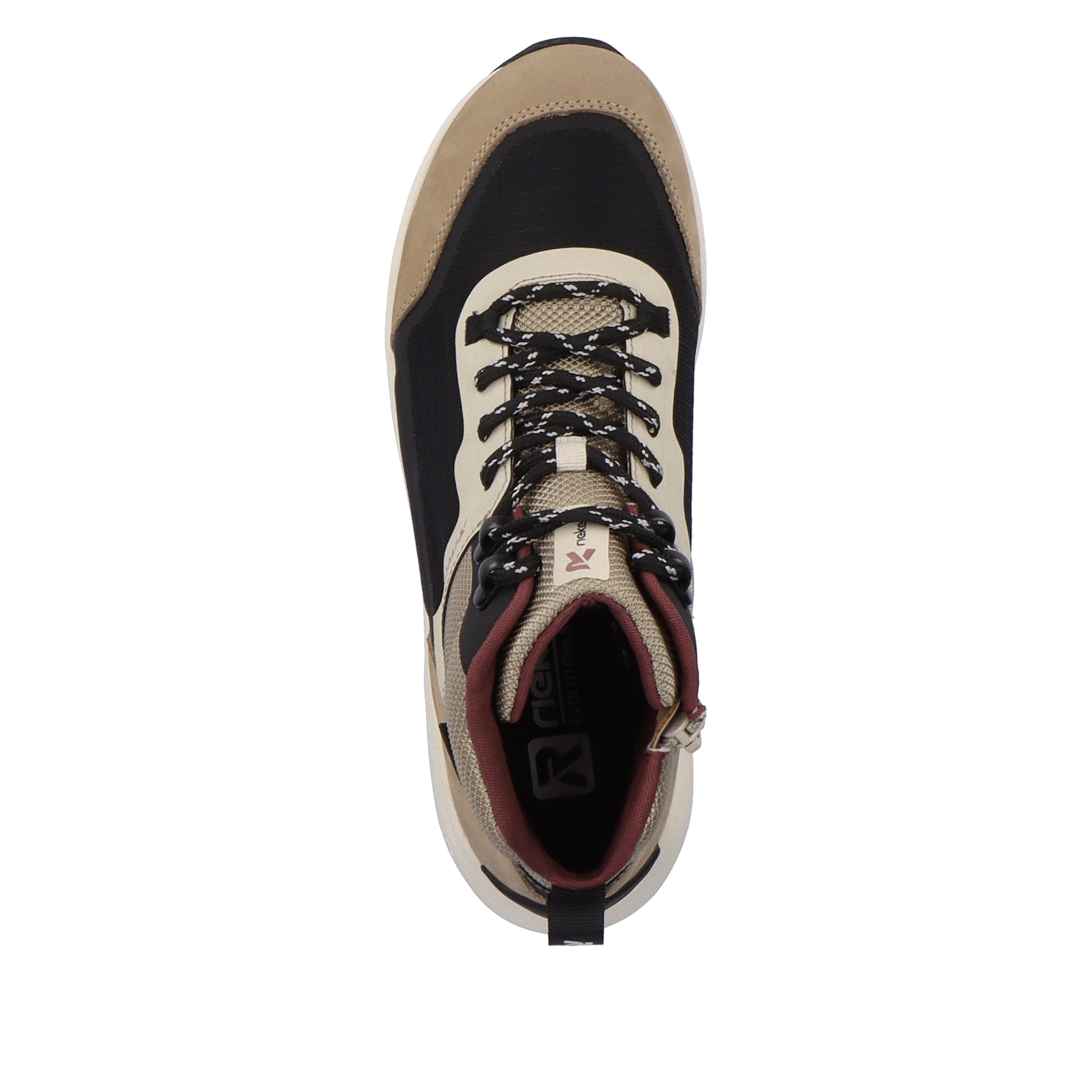 Beige Zip Boots for Women | Rieker Sport 40460-62