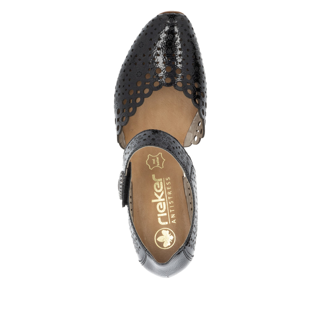 Black Hook & Loop Shoes for Women | Rieker 43753-02
