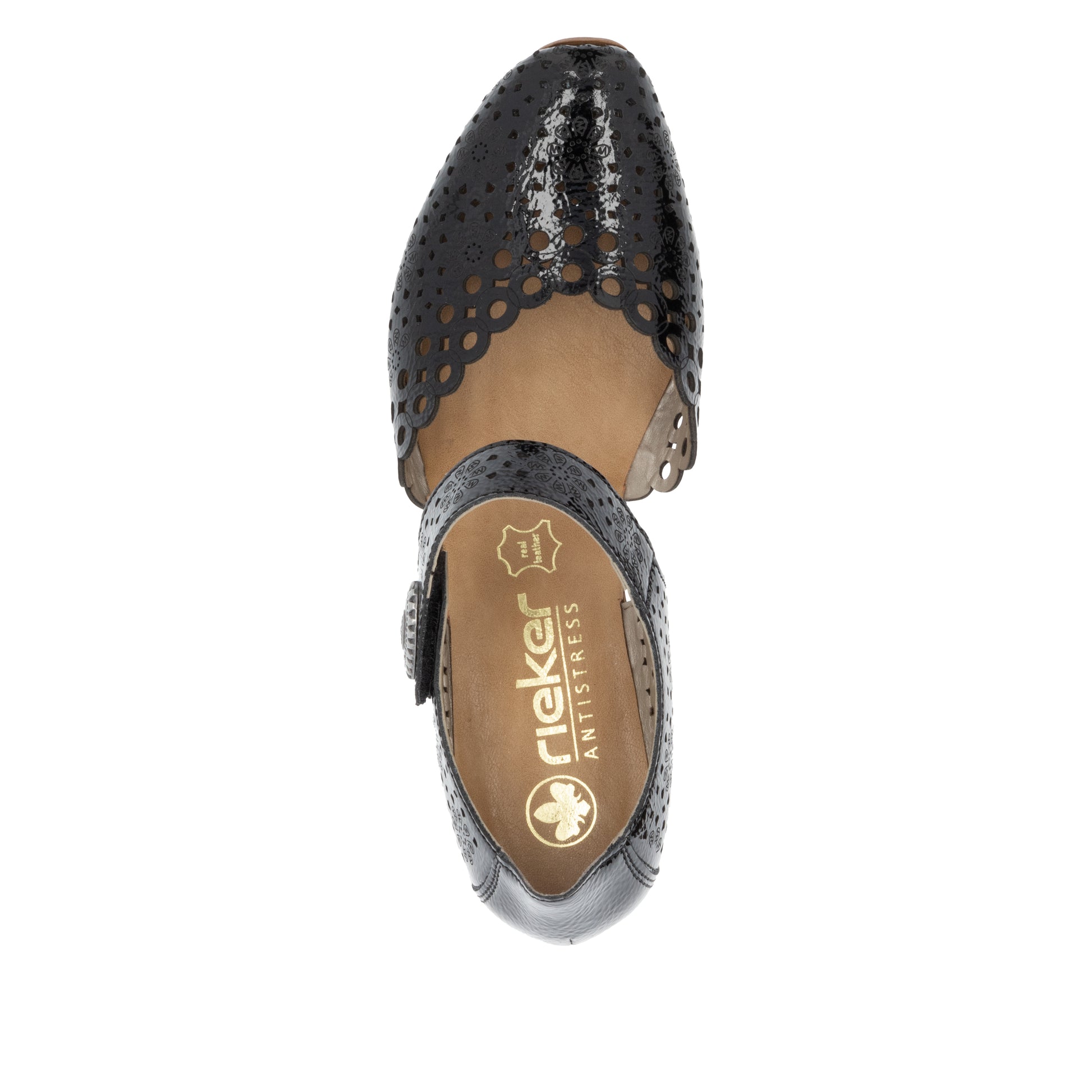 Black Hook & Loop Shoes for Women | Rieker 43753-02
