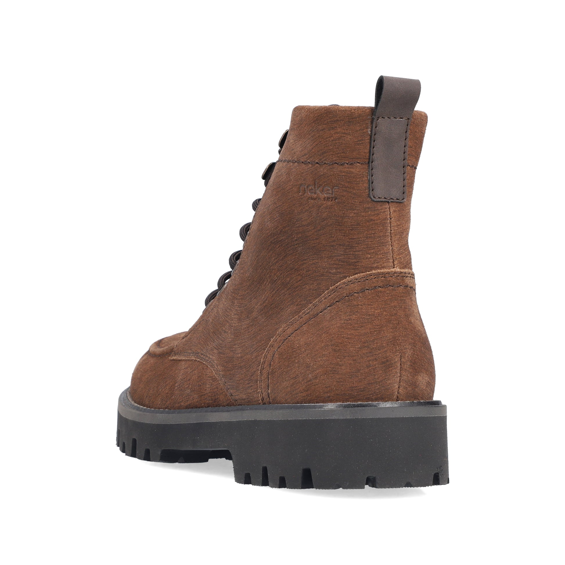 Brown Zip Boots for Men | Rieker 30414-25