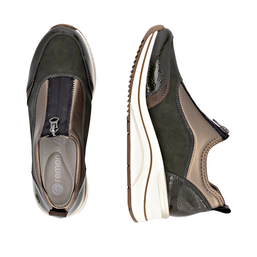 Green Zip Shoes for Women | Remonte D0T08-54