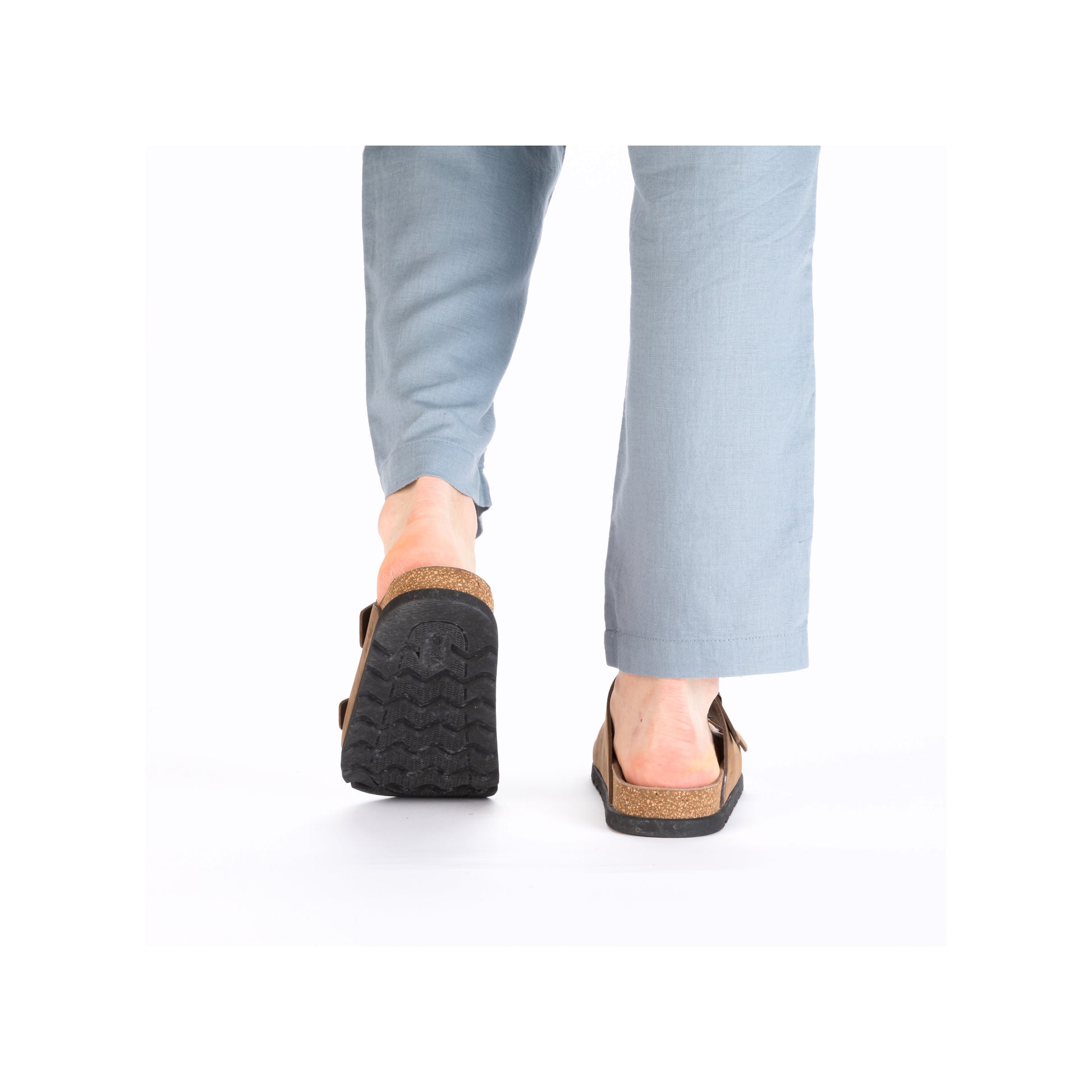 Brown Buckle Sandals for Men | Rieker 21190-26