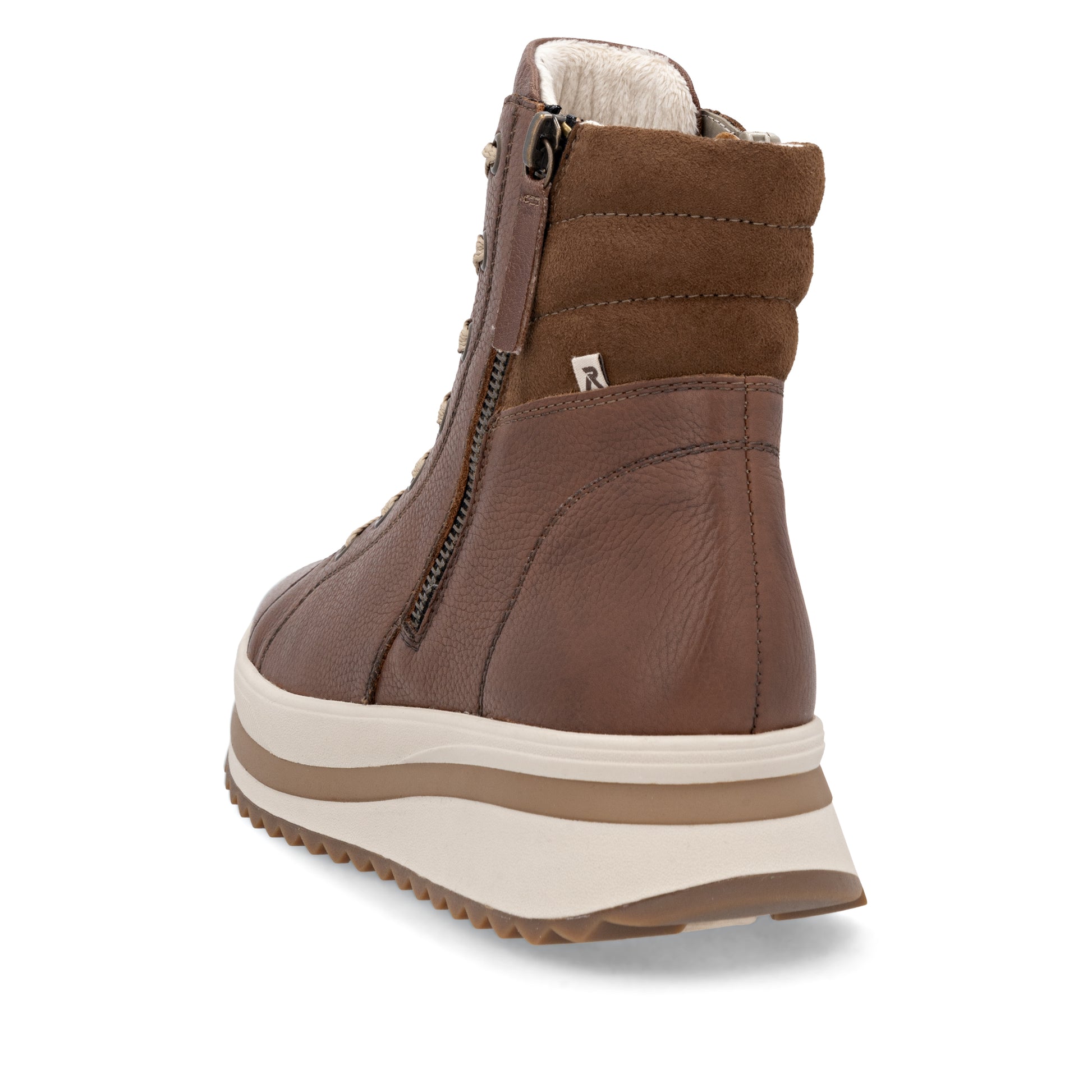 Brown Zip Boots for Women | Rieker W3870-24
