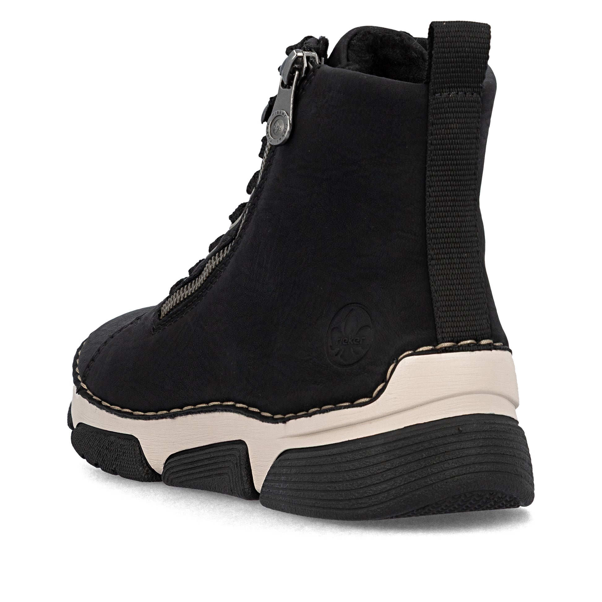Black Zip Boots for Women | Rieker 45920-01