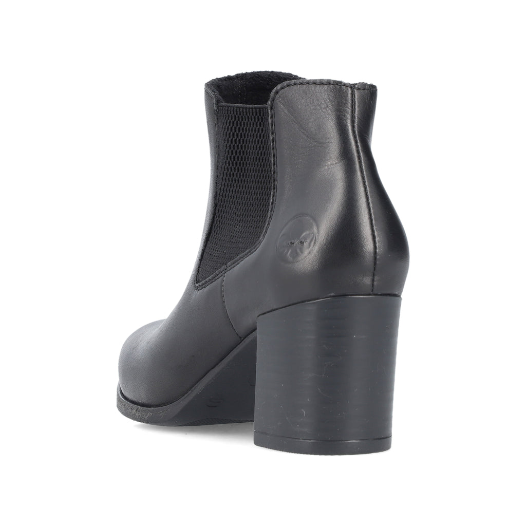 Black Zip Boots for Women | Rieker 50194-00