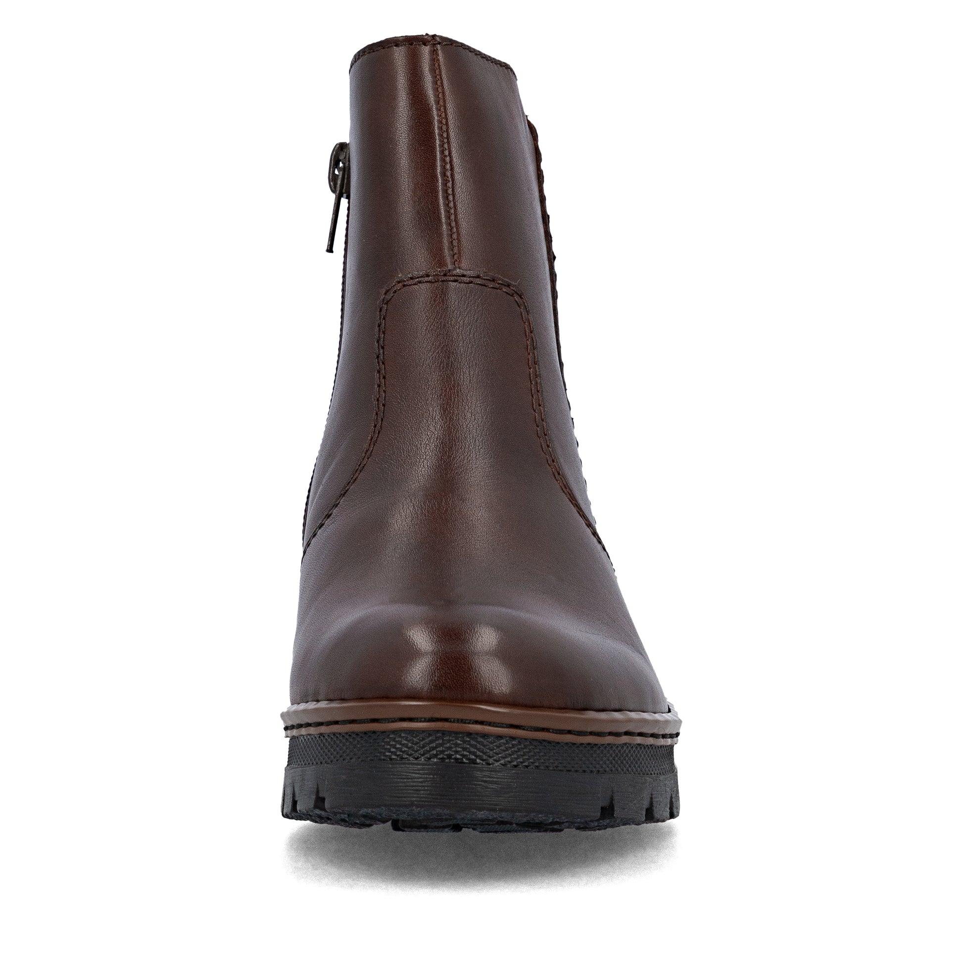 Brown Zip Boots for Women | Rieker X9165-27