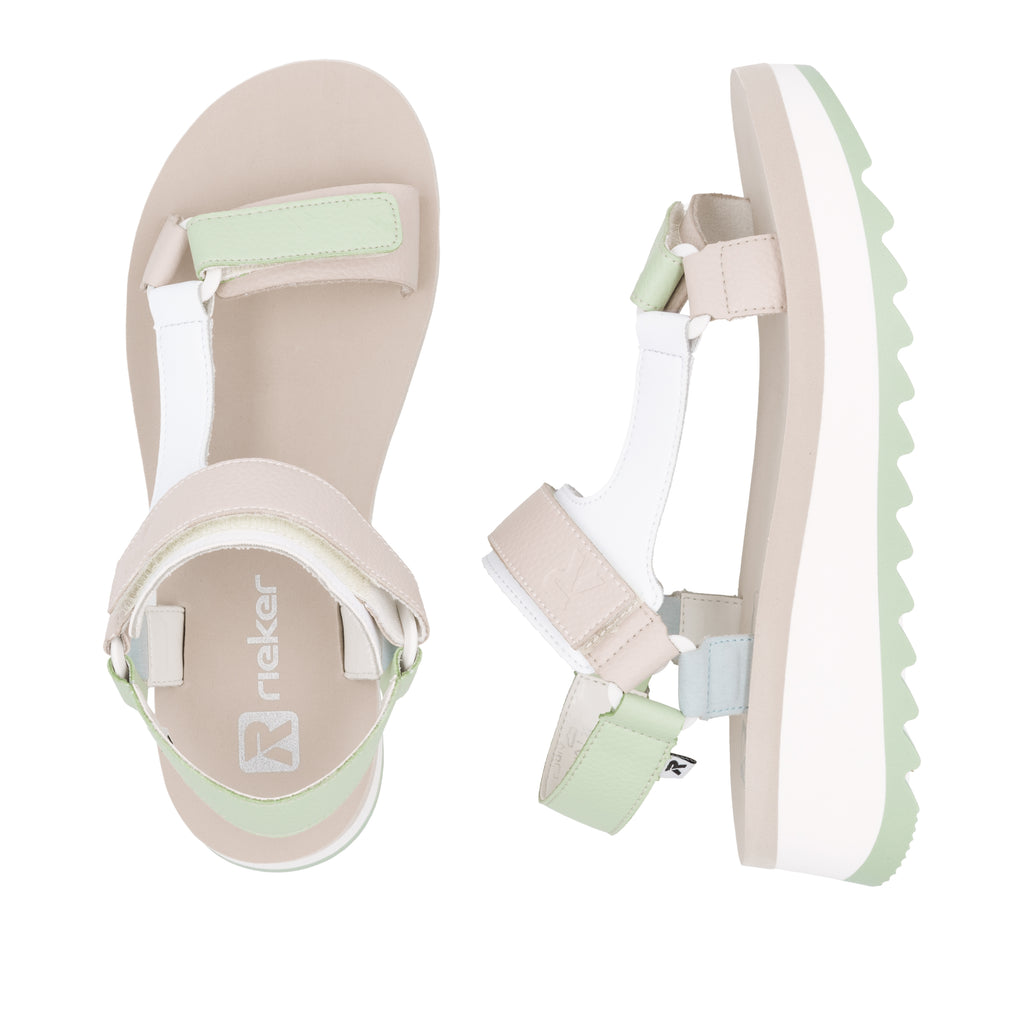Multi Hook & Loop Sandals for Women | Rieker W3051-90