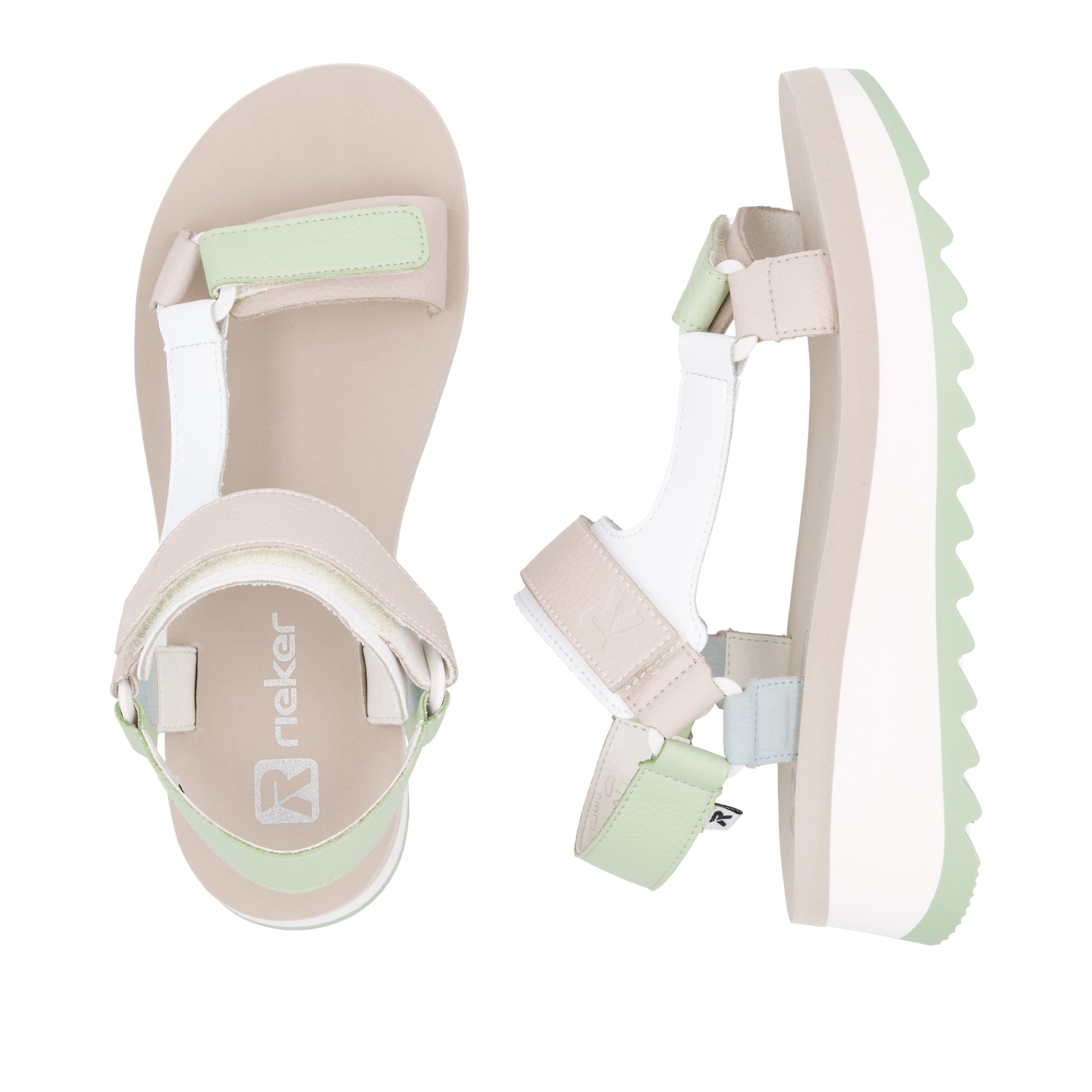 Multi Hook & Loop Sandals for Women | Rieker W3051-90