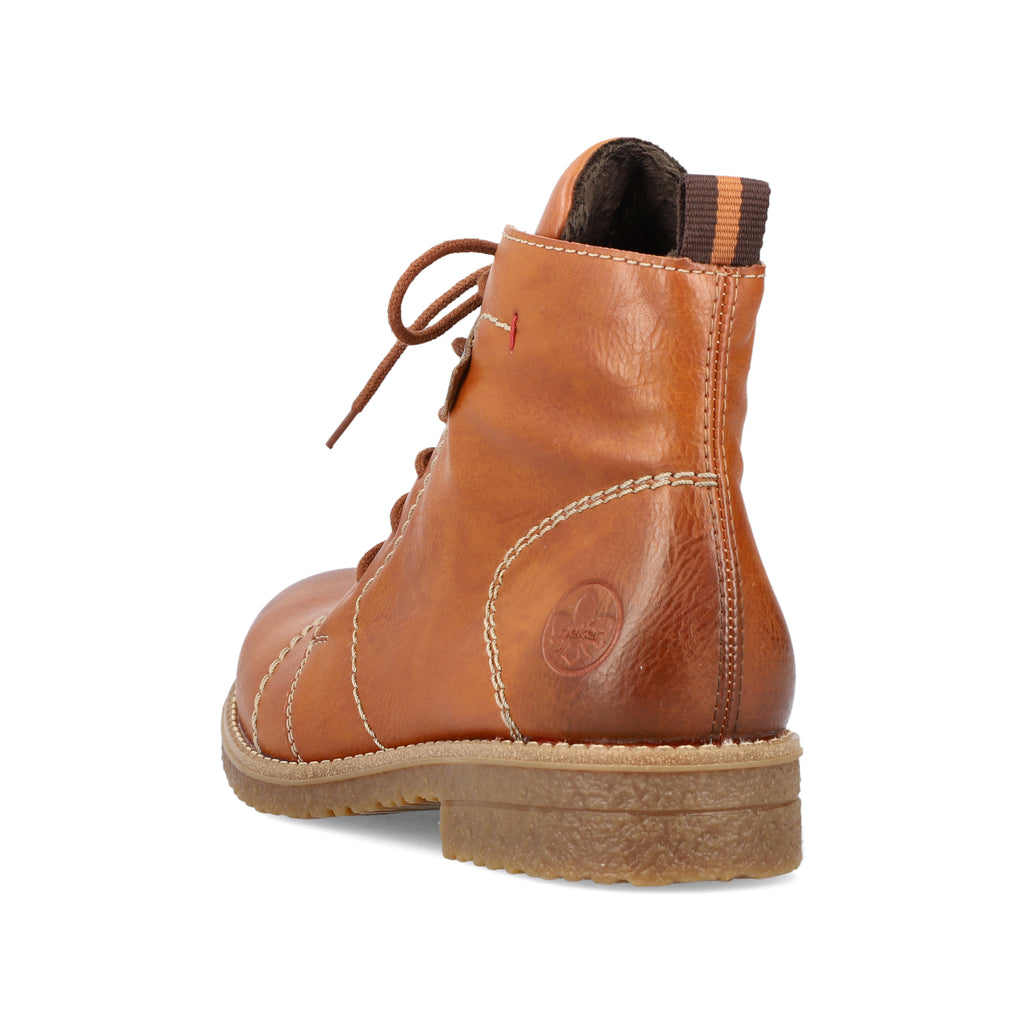 Brown Zip Boots for Women | Rieker 73501-24