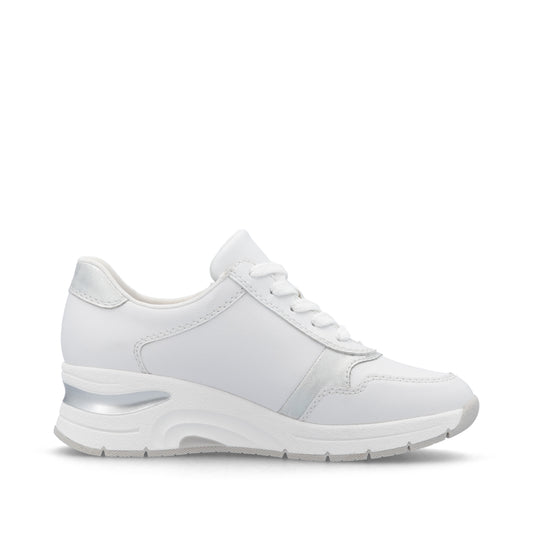 Rieker Women's Trainer - White | N9301-80