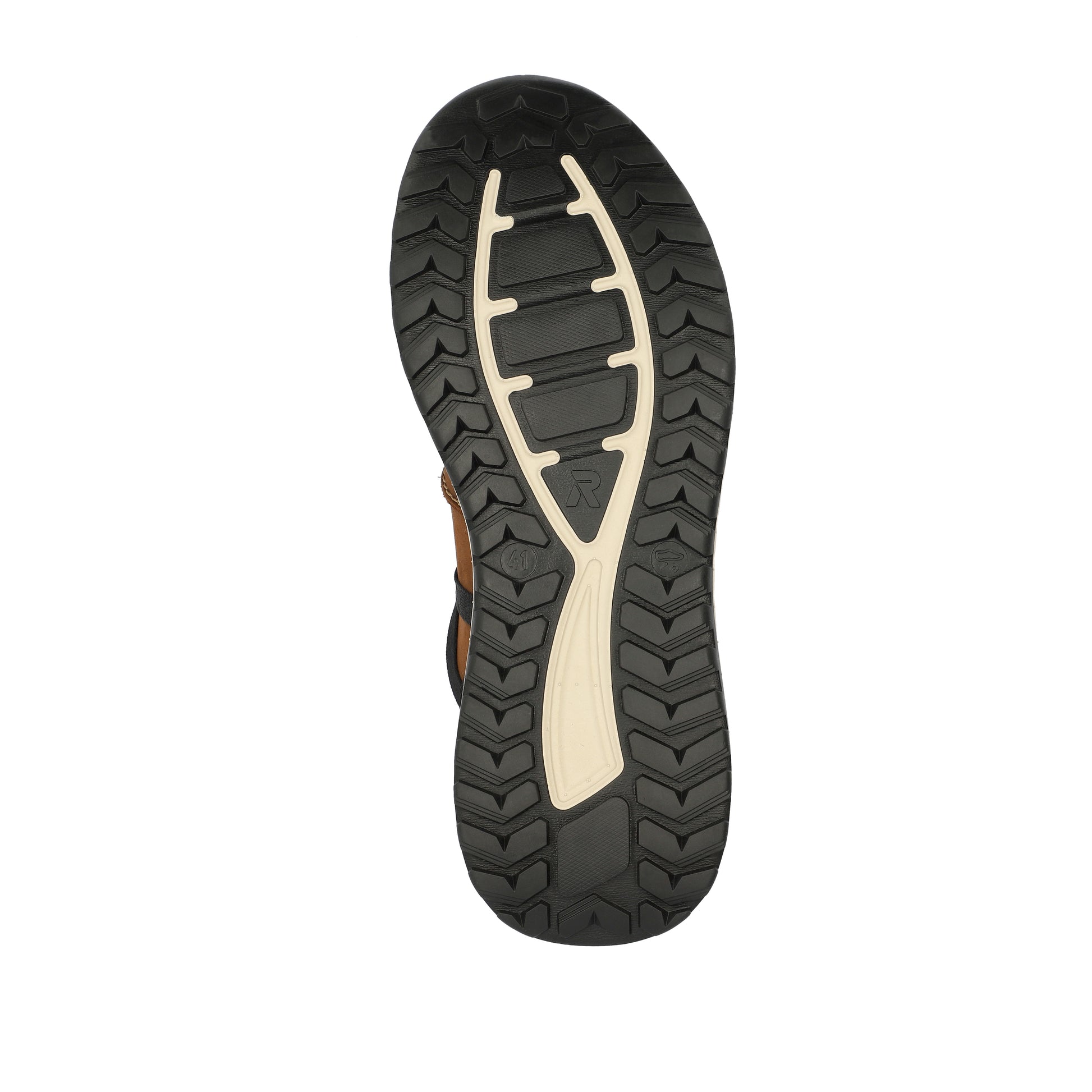 Brown Elasticated Shoes for Men | Rieker Sport U0100-22